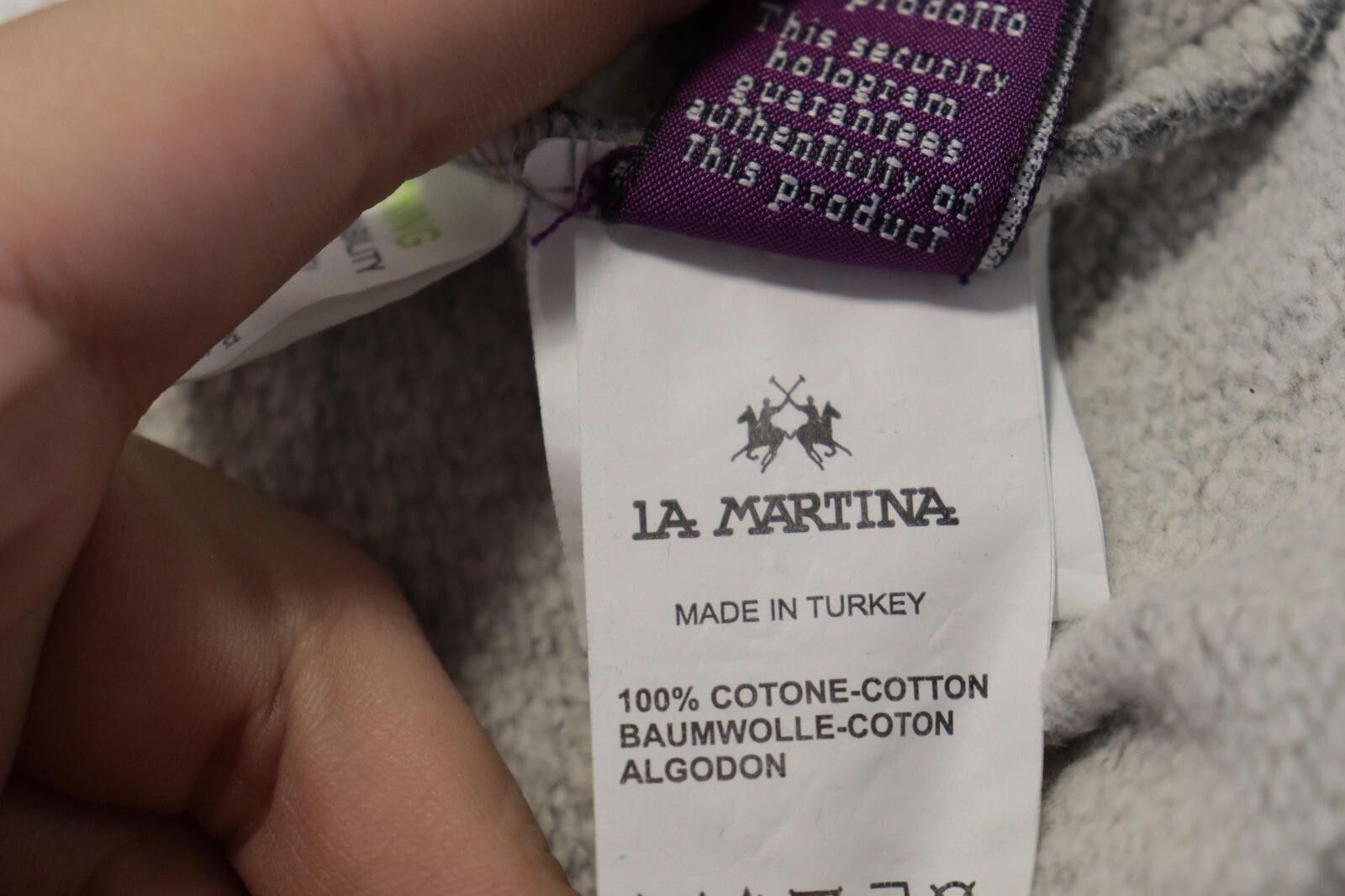 La Martina La Martina Gray Aspen USA Activewear Fleeced Hoodie Size 5 Size XXL / US 16-18 / IT 52-54 - 12 Thumbnail