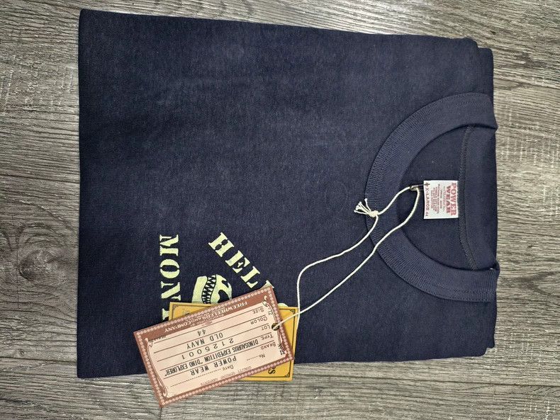 New Navy Blue Graphic T-Shirt with Tags-2506