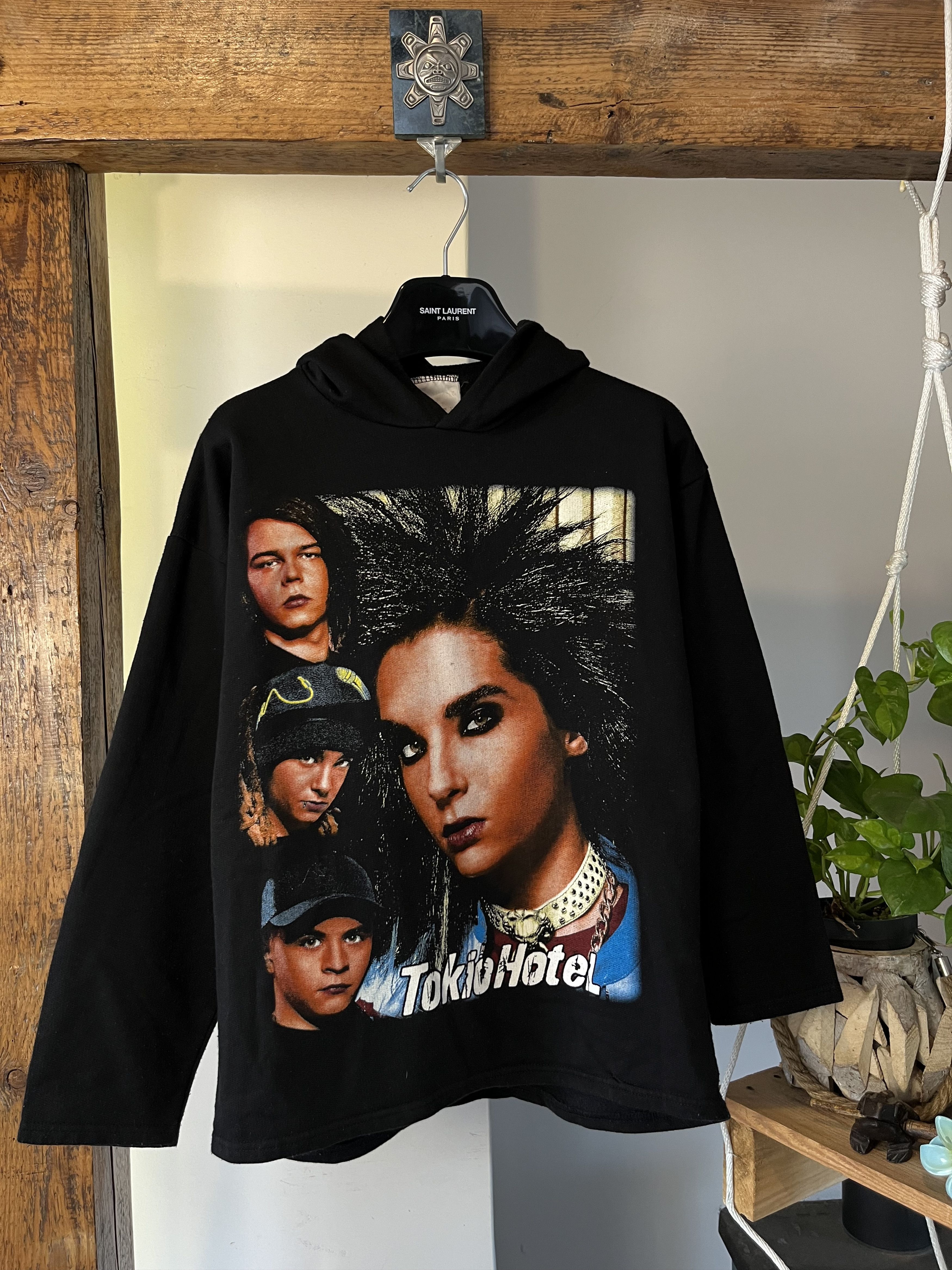 Band Tees × Vintage Vintage 00s Hoodie Tokio Hotel Size US XS / EU 42 / 0 - 1 Thumbnail