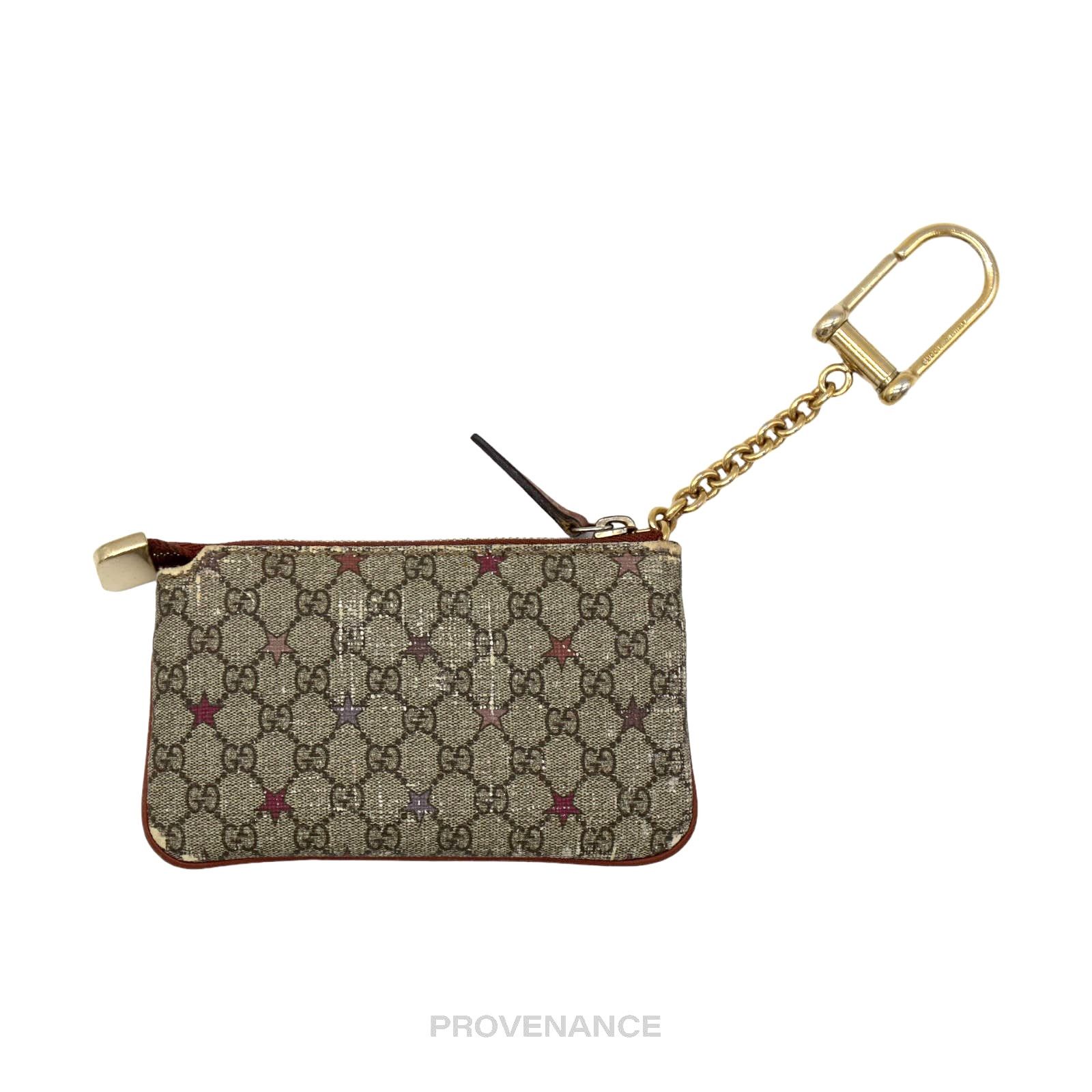 Gucci 🔴 Gucci Key Pouch Cles - Micro GG Supreme Stars Red Size ONE SIZE - 2 Thumbnail
