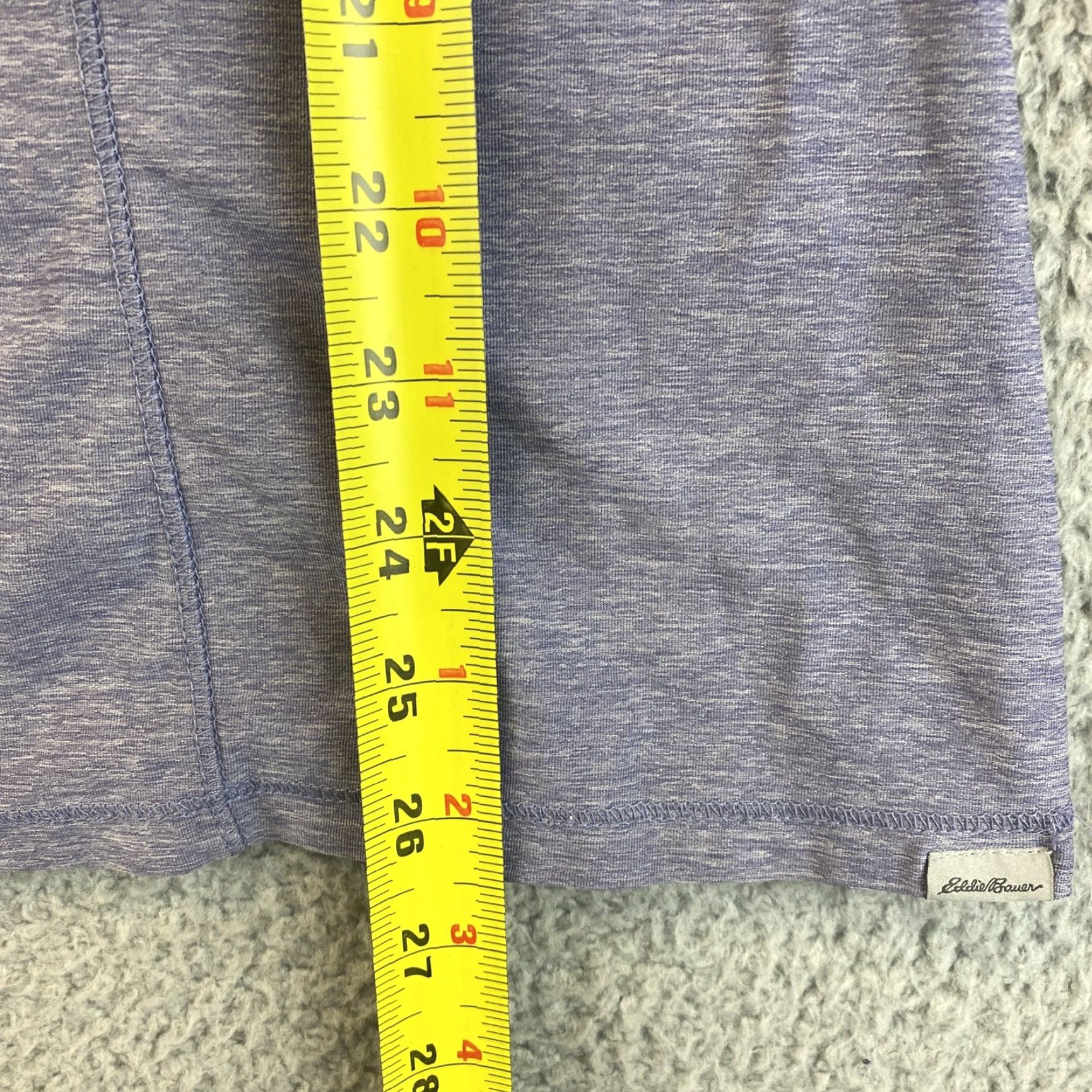 Eddie Bauer Eddie Bauer Women Active T-Shirt L Lavender Crew Neck Short Sleeve Pullover Knit Stretch Summer Size L / US 10 / IT 46 - 5 Thumbnail