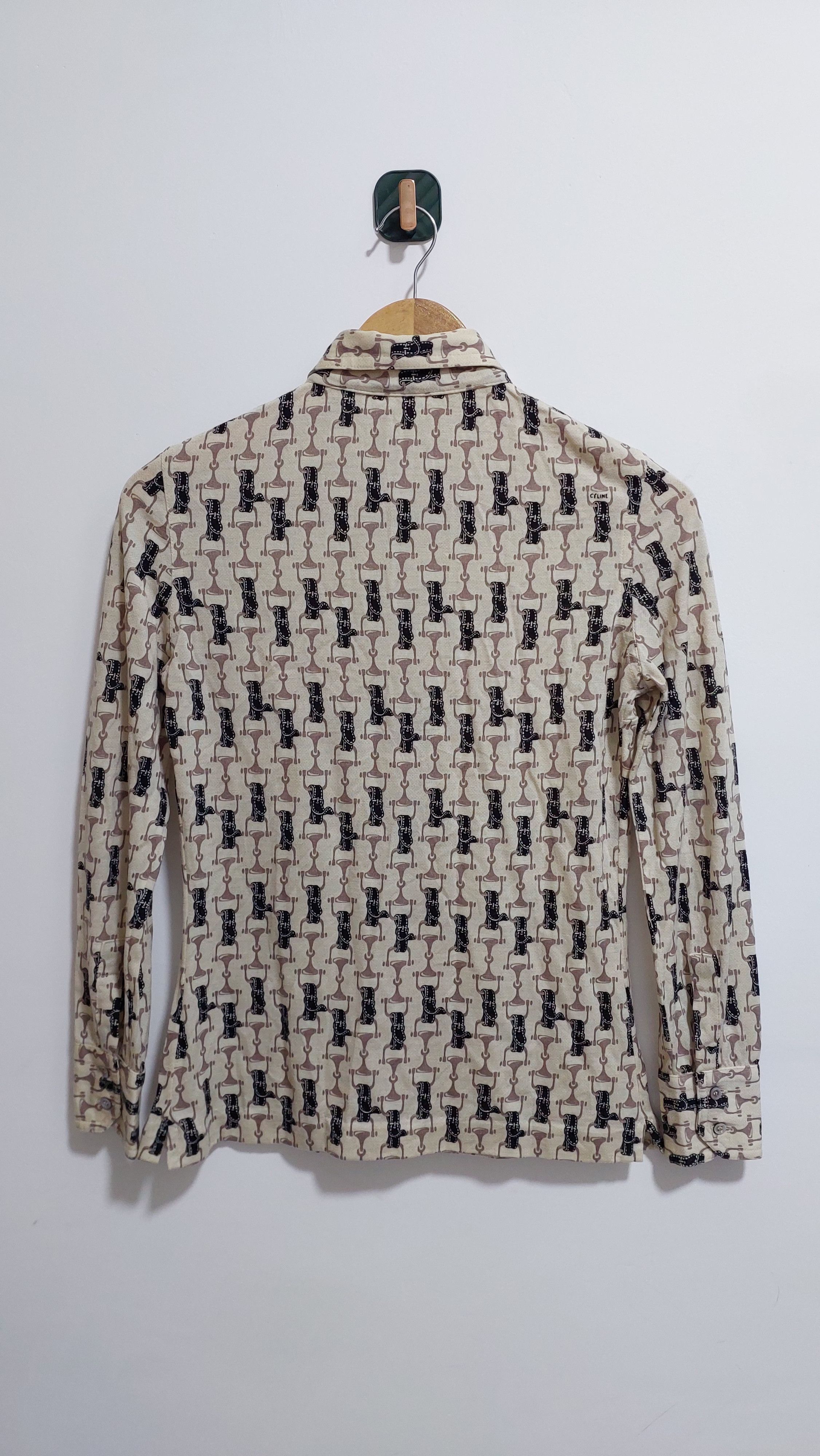 Celine × Vintage VINTAGE CELINE PARIS WOMEN'S SHIRT Size S / US 4 / IT 40 - 3 Thumbnail