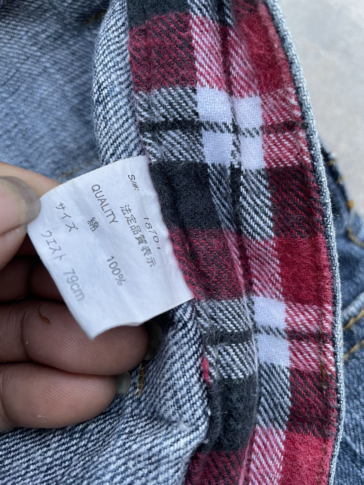 Japanese Brand Nylaus Double Waist Acid Wash Short Size US 31 - 6 Thumbnail