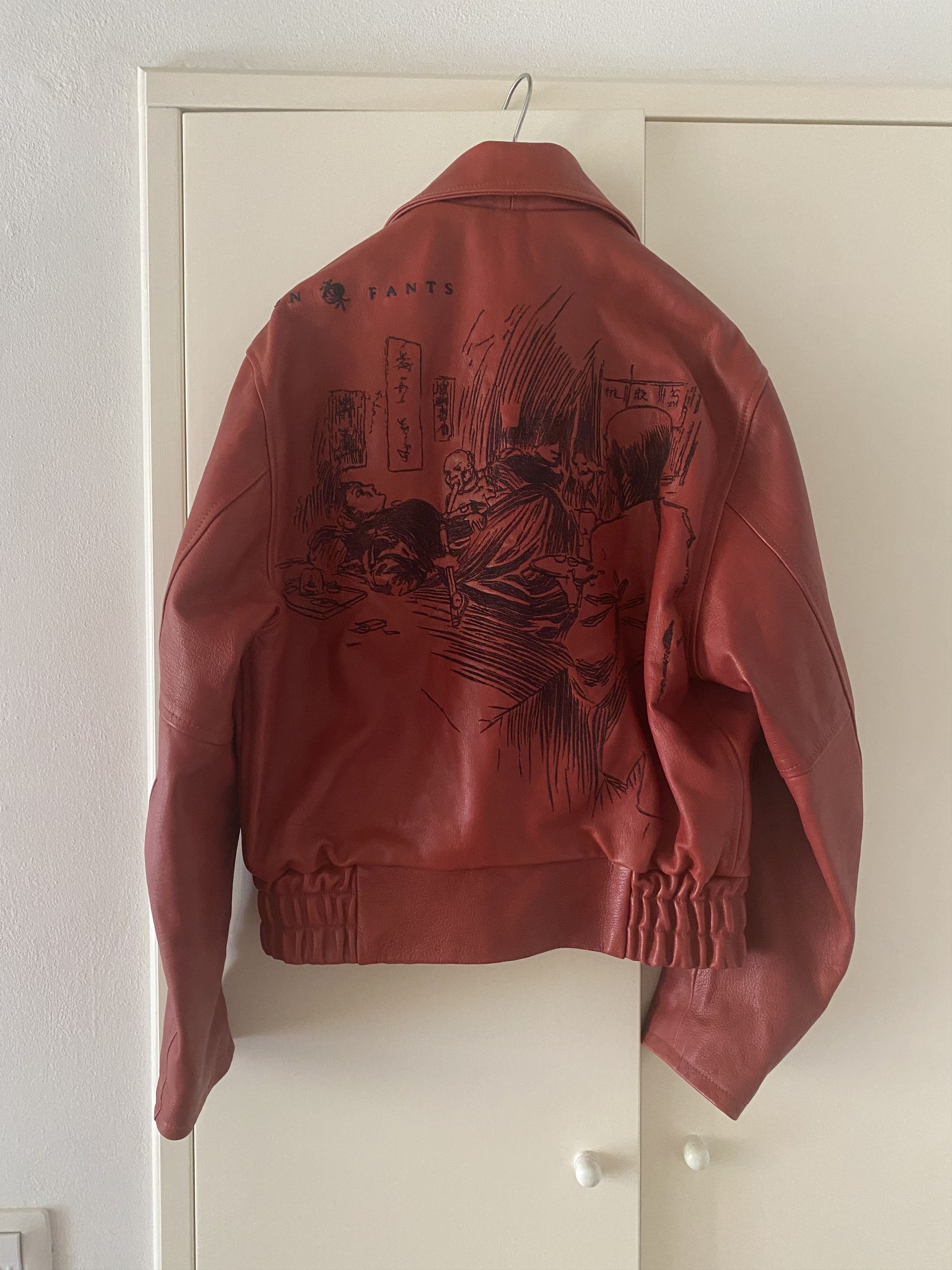 Enfants Riches Deprimes OPIUM DEN FRANK Red Leather Jacket Size US S / EU 44-46 / 1 - 2 Thumbnail