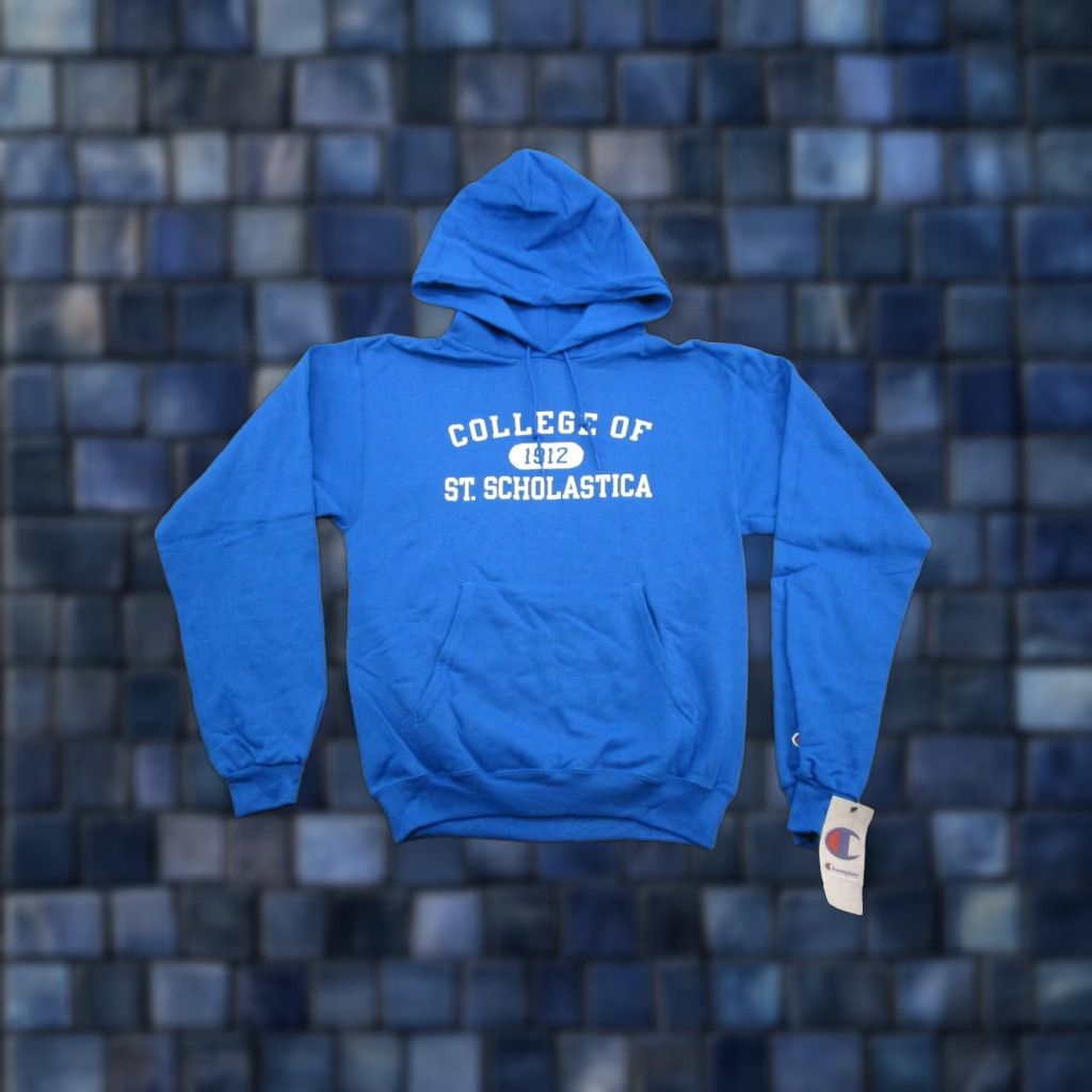 Champion Champion College Blue Sweatshirt S - Hooded, Pullover, Long Sleeve, NCAA, All Seasons, Men, College of St. Scholastica Shirt Size US S / EU 44-46 / 1 - 1 Thumbnail