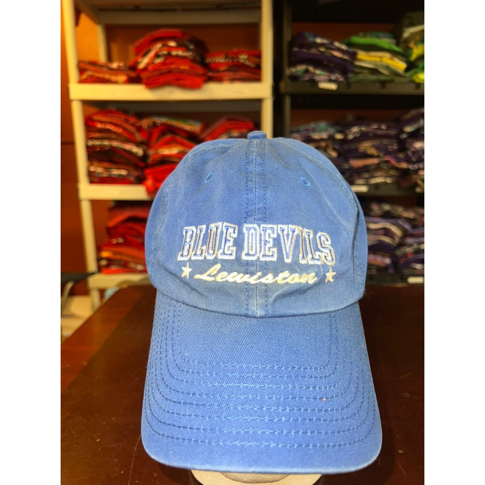 Vintage Vintage Lewiston Hat Blue Devils Cap Headwear OS Size ONE SIZE - 2 Thumbnail