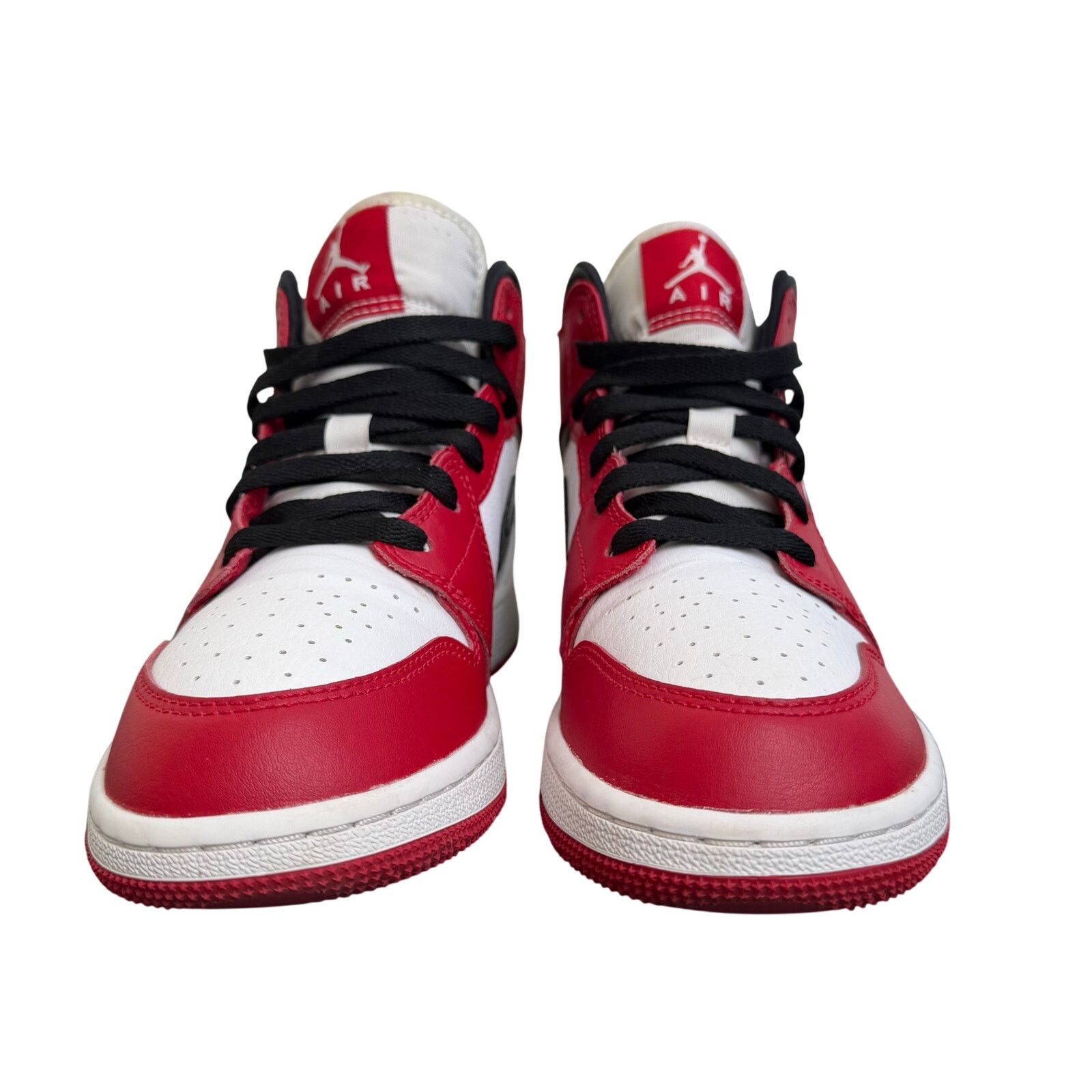 Nike Air Jordan 1 Mid Chicago GS 5Y / Women’s 6.5 Red Black White Size US 6.5 / IT 36.5 - 6 Thumbnail
