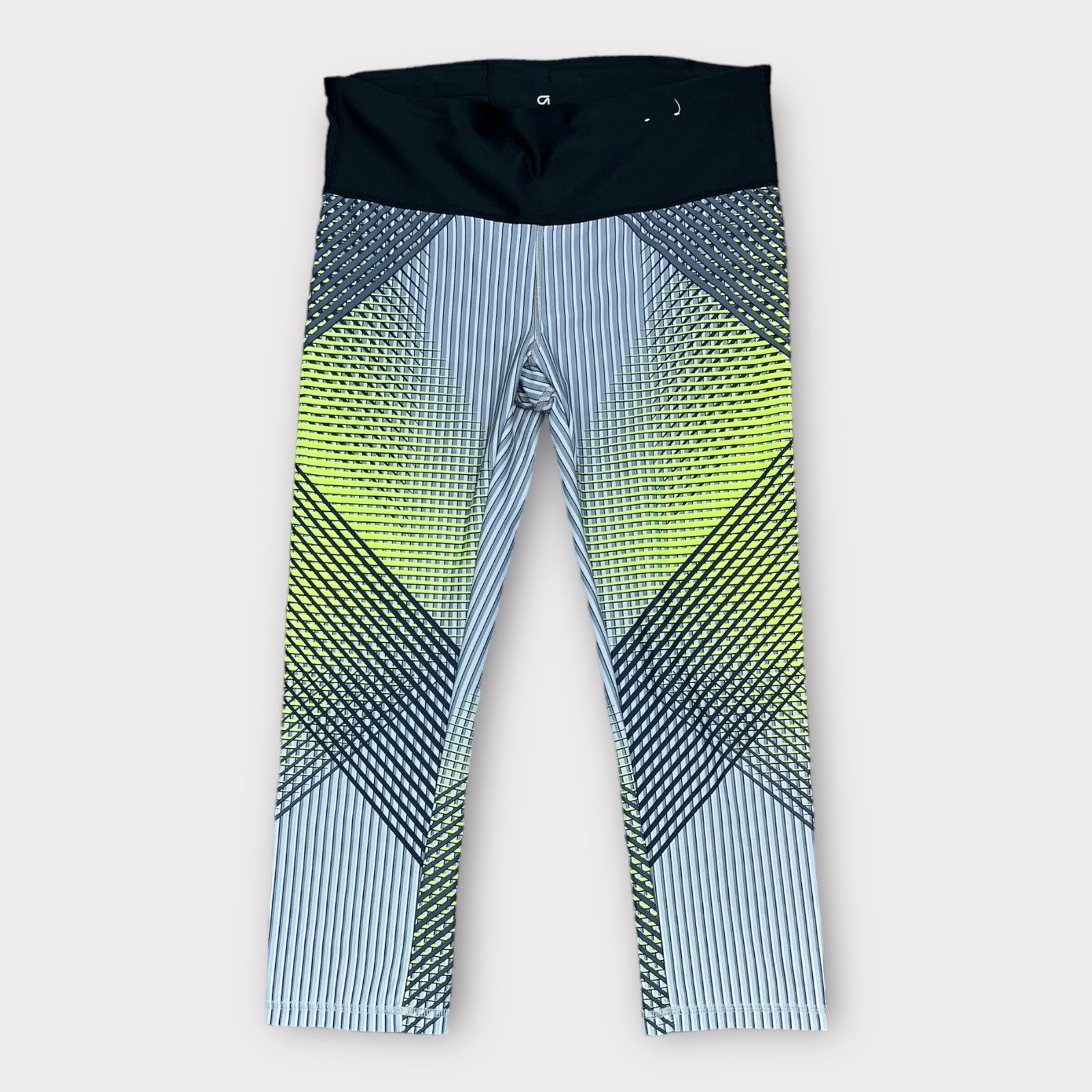 Gap GAP Fit | Cropped Legging Striped Capri Stretch Active Pant Size 26" / US 2 / IT 38 - 1 Thumbnail