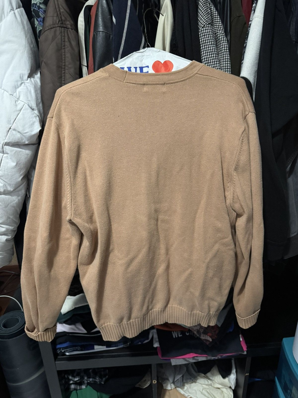 Van Heusen camel cardigan Size US M / EU 48-50 / 2 - 2 Thumbnail