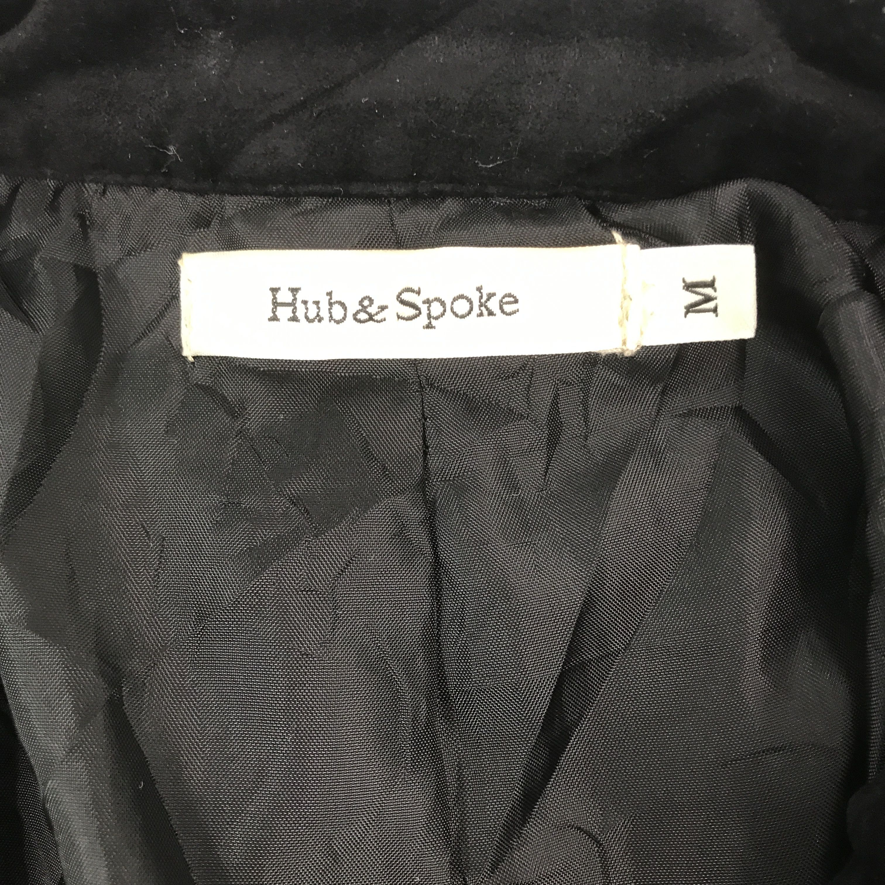 Japanese Brand Vintage Hub & Spooke Design Biker style black Jacket Size US M / EU 48-50 / 2 - 9 Thumbnail