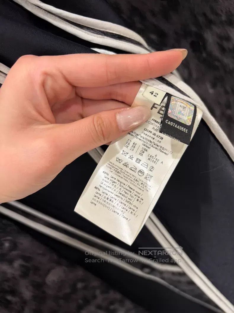 Fendi Fendi Wool Coat Size S / US 4 / IT 40 - 3 Thumbnail