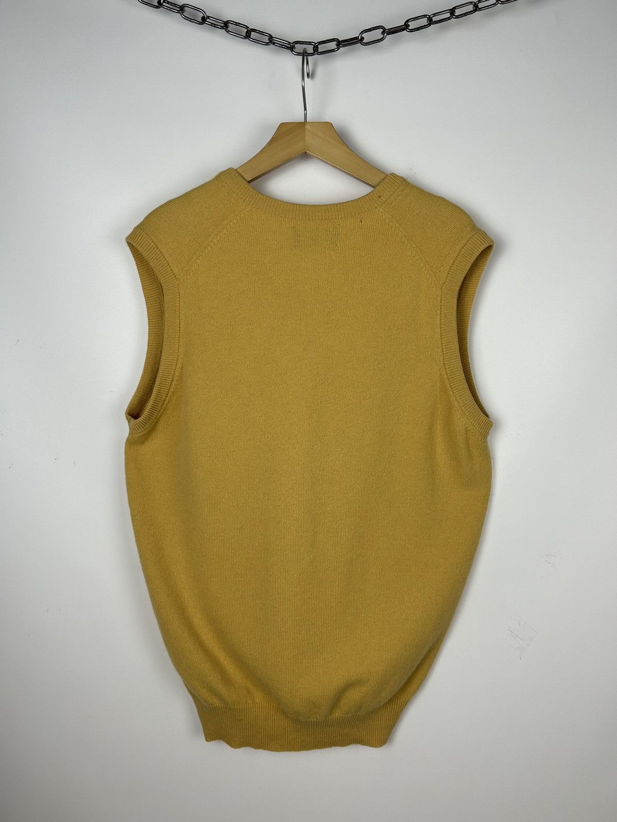 Alan Paine Alan Paine Knit Vest Gilet Sweater Yellow Men’s Size EUR 50 Size US M / EU 48-50 / 2 - 7 Thumbnail