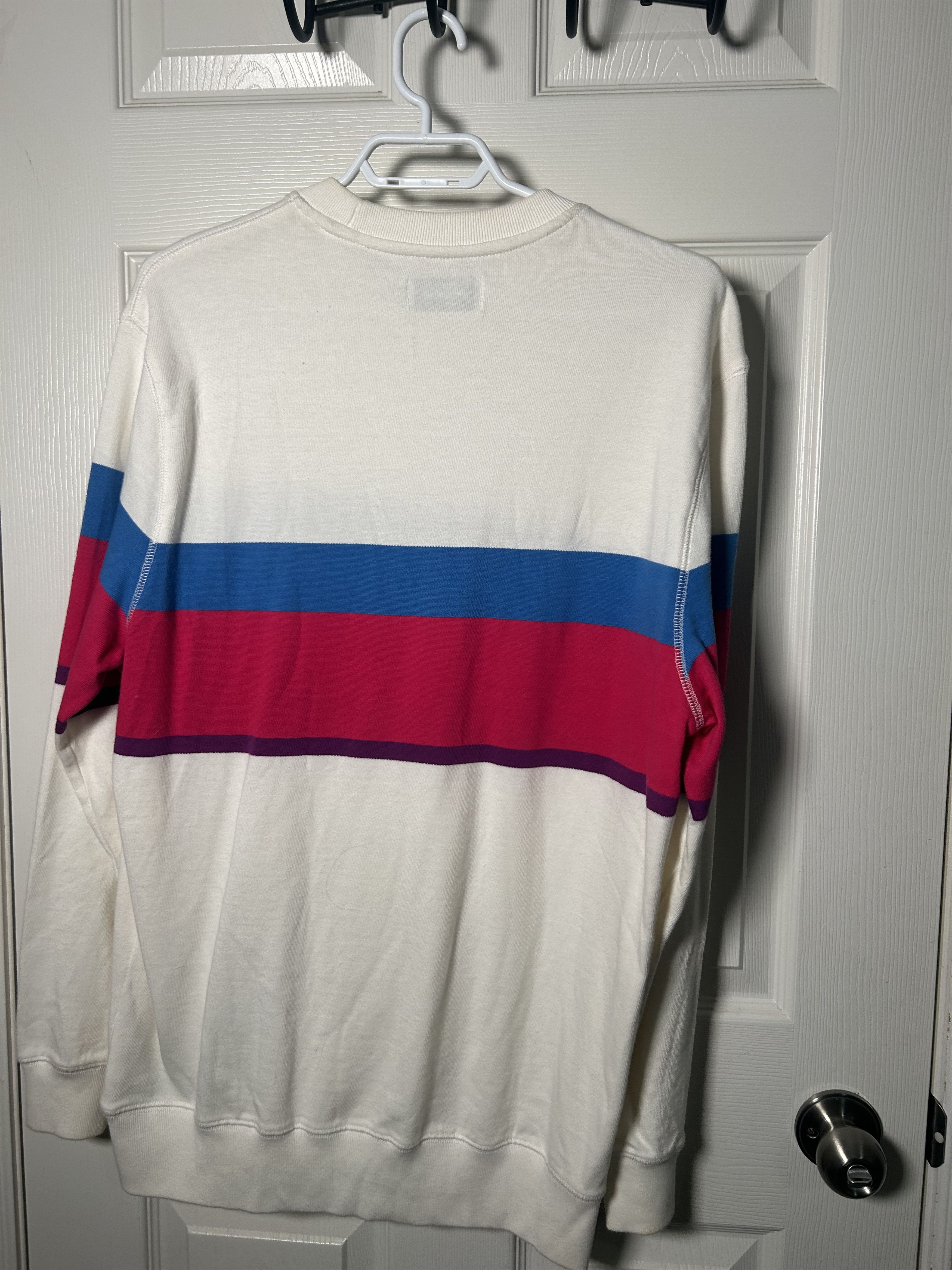 Palace Palace Jeans Crewneck Sweatshirt White Size US L / EU 52-54 / 3 - 2 Thumbnail