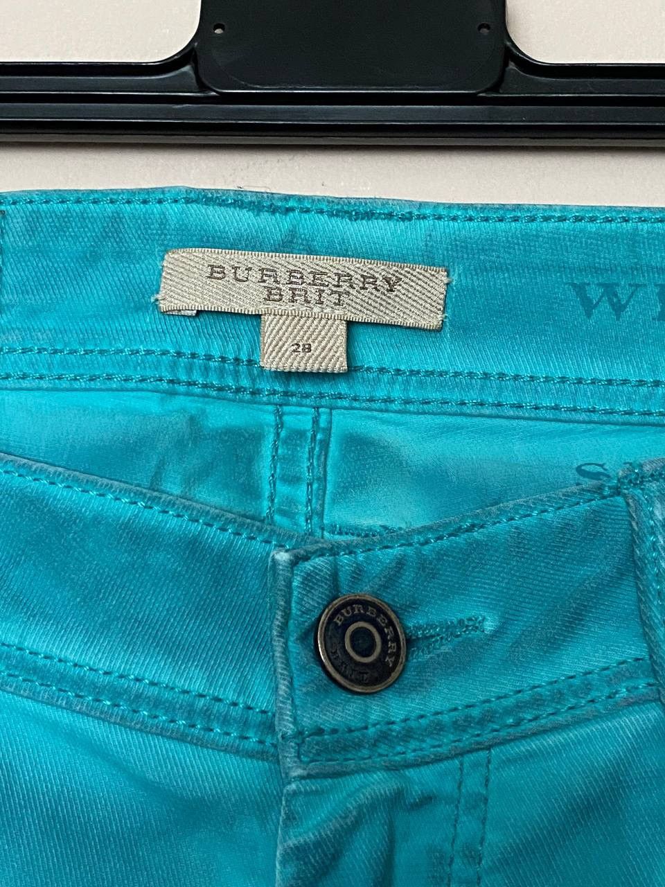 Burberry × Vintage 🔥BURBERRY LONDON Y2K CHECK JEANS PANTS Size 28" / US 6 / IT 42 - 5 Thumbnail