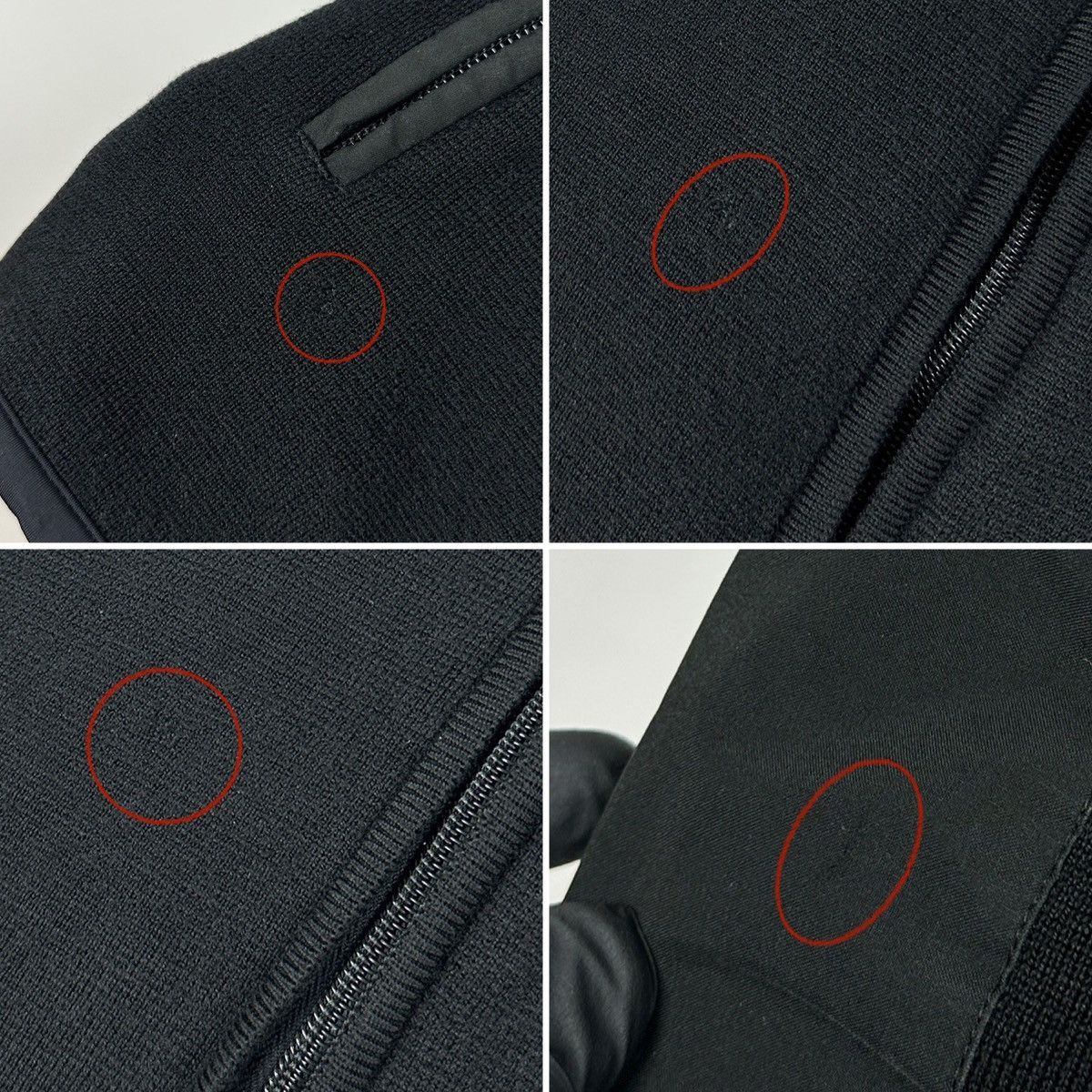 Prada Prada Red Tab Wool/Nylon Technical Knit Full Zip Jacket Size US M / EU 48-50 / 2 - 21 Thumbnail