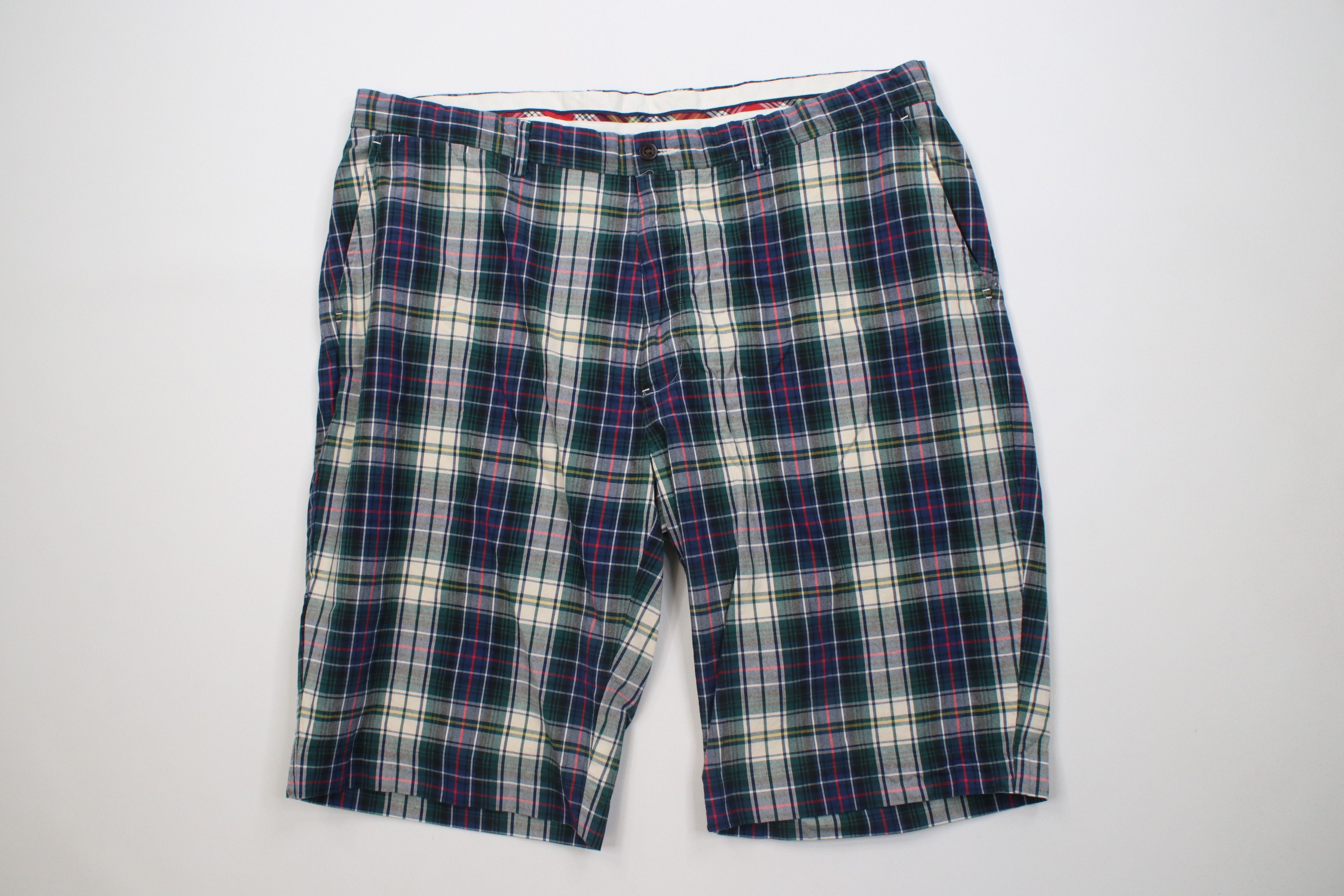 Polo Ralph Lauren Vintage 90s Ralph Lauren Chino Golf Shorts Cotton Plaid Size US 40 / EU 56 - 1 Thumbnail