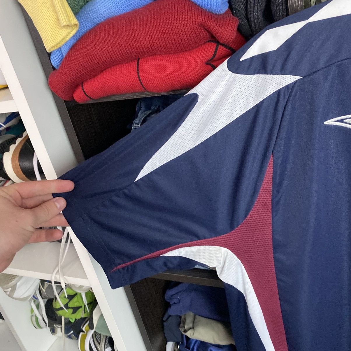 Umbro Vintage Umbro Westham United 2000’s training soccer jersey Size US XL / EU 56 / 4 - 7 Thumbnail