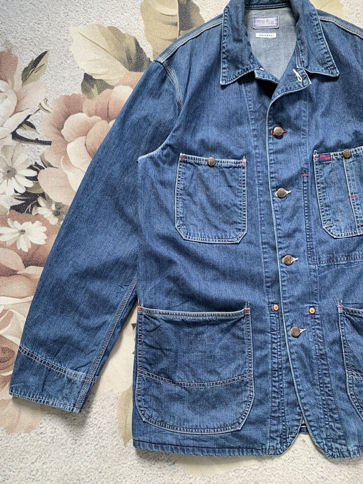 Blue Blue Japan Blue Blue Arigato HR Market Chore Jacket Made in Japan Size US M / EU 48-50 / 2 - 3 Thumbnail