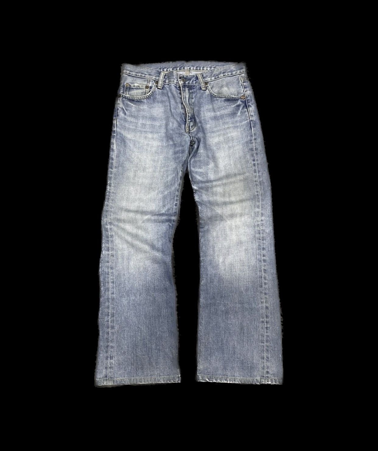 Sick☠️ Uniqlo Japan Blue Washed Jeans Vintage