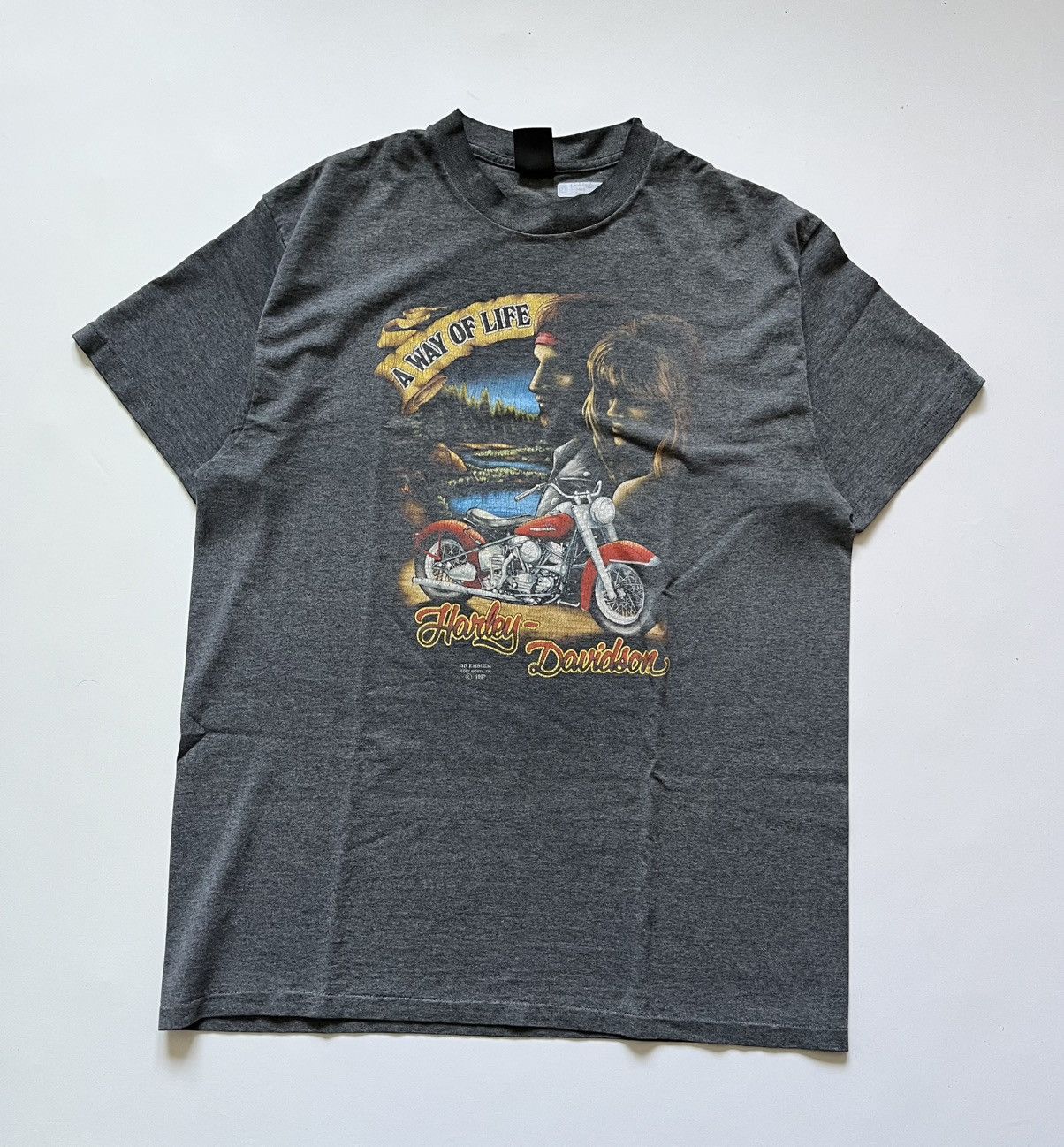 Harley Davidson × Vintage Vintage 80s Harley Davidson A way of