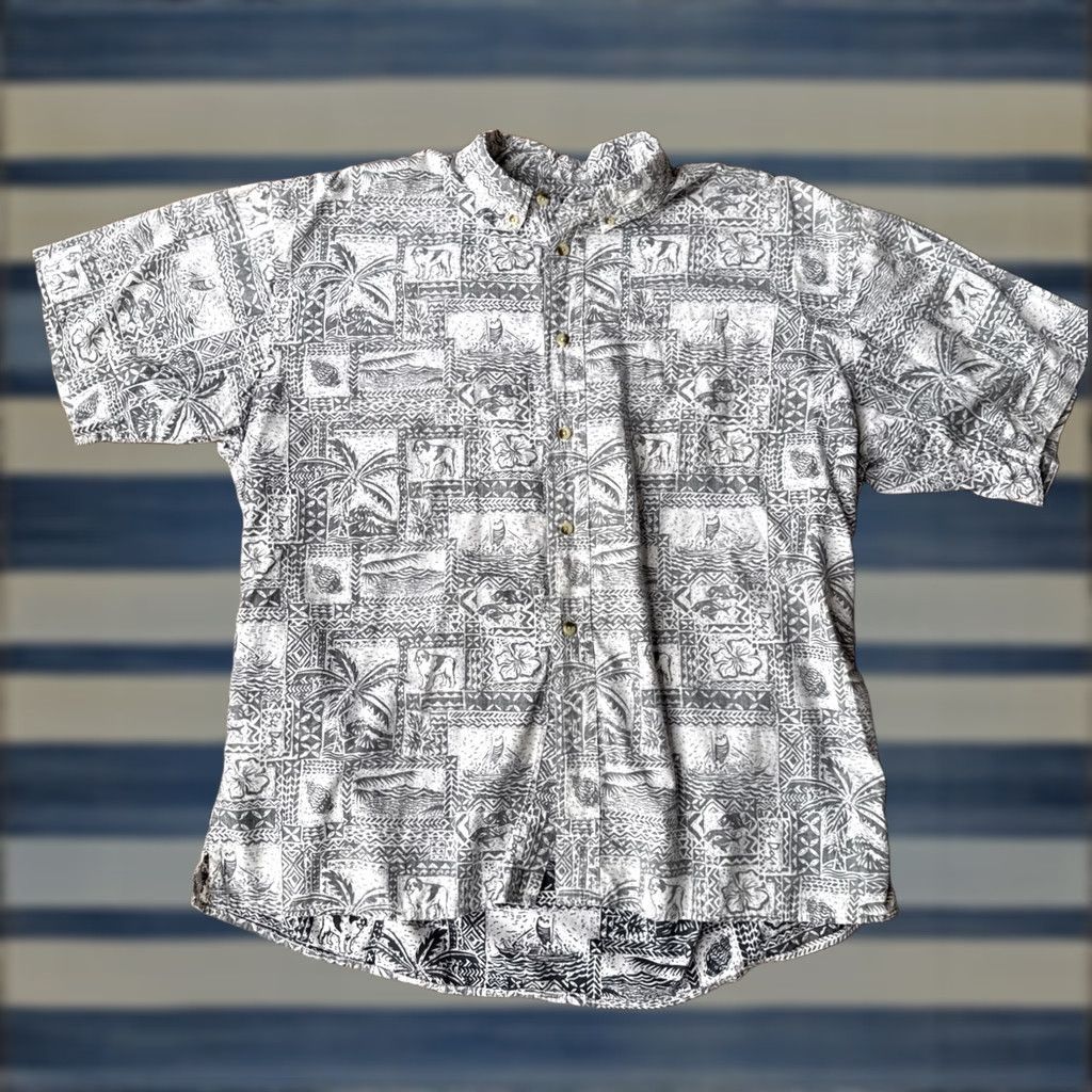 Big Dogs VINTAGE Big Hawaiian Tropical Beach Button Up Shirt Men’s Large Size US L / EU 52-54 / 3 - 1 Thumbnail