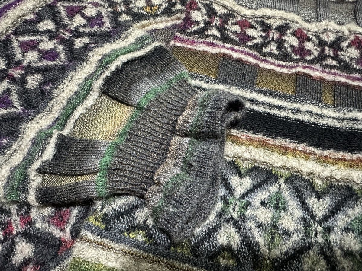 Japanese Brand 🔥Rare Vintage M.&Kyoko Fair Isle Knit Sweater Turtleneck Size US S / EU 44-46 / 1 - 8 Thumbnail