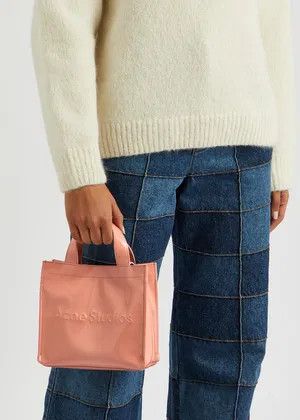 Acne Studios o1y0725 Size : OS / Logo Handbag in Salmon Pink Size ONE SIZE - 5 Thumbnail