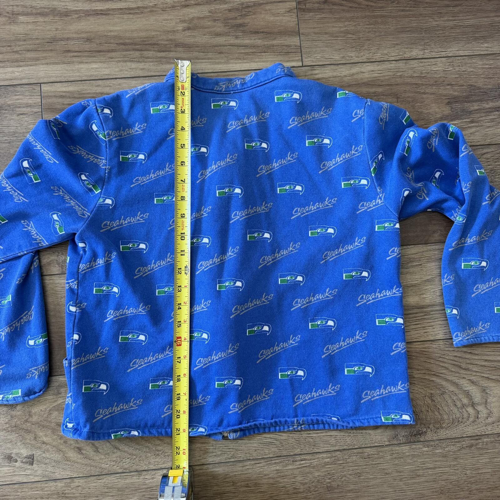 Other Vintage 90s Seattle Seahawks AOP Zip Up Custom Talon Jacket Size US XS / EU 42 / 0 - 8 Thumbnail