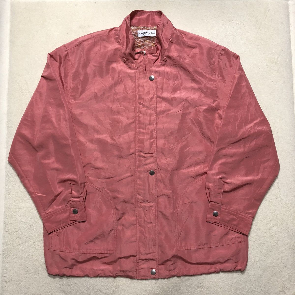 Japanese Brand × Vintage Japanese Brand ISK NATURAL Ladies Light Jacket Size XL / US 12-14 / IT 48-50 - 1 Thumbnail