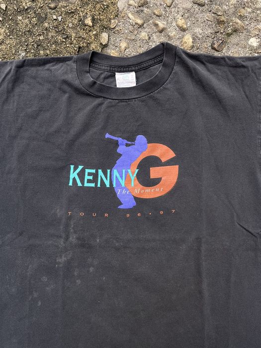 Vintage VTG 1996-1997 Kenny G The Moment Jazz Band T-Shirt | Grailed