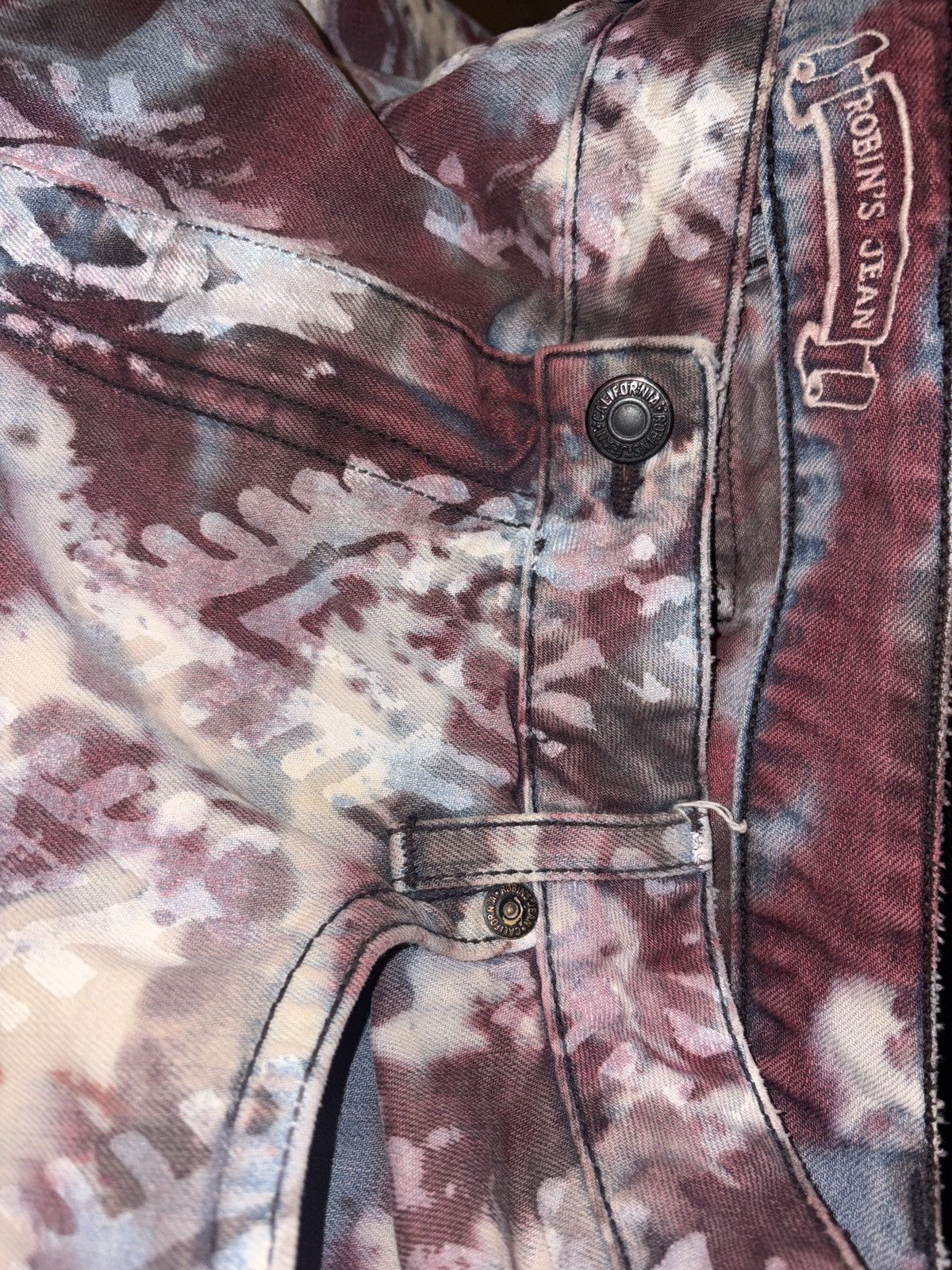 Robins Jeans Distinctive CARPET🚘 robin jeans Size US 40 / EU 56 - 6 Thumbnail