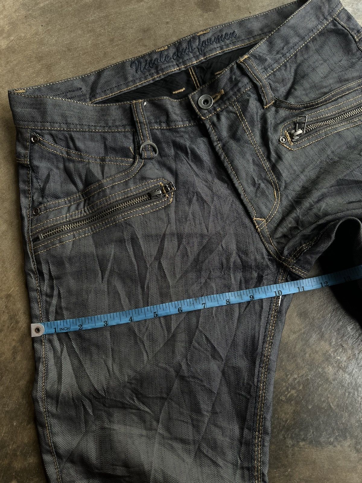Isamu Katayama Backlash NCFM JAPANESE NICOLE CLUB FOR MEN FLARE DENIM PANTS BOOT CUT Size US 32 / EU 48 - 14 Thumbnail