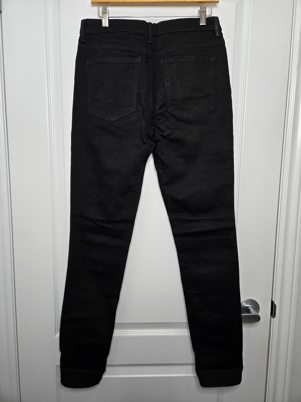 Alexander Wang Alexander Wang Jeans Women's 29 Black Denim Skinny Dark Wash Size 29" - 4 Thumbnail