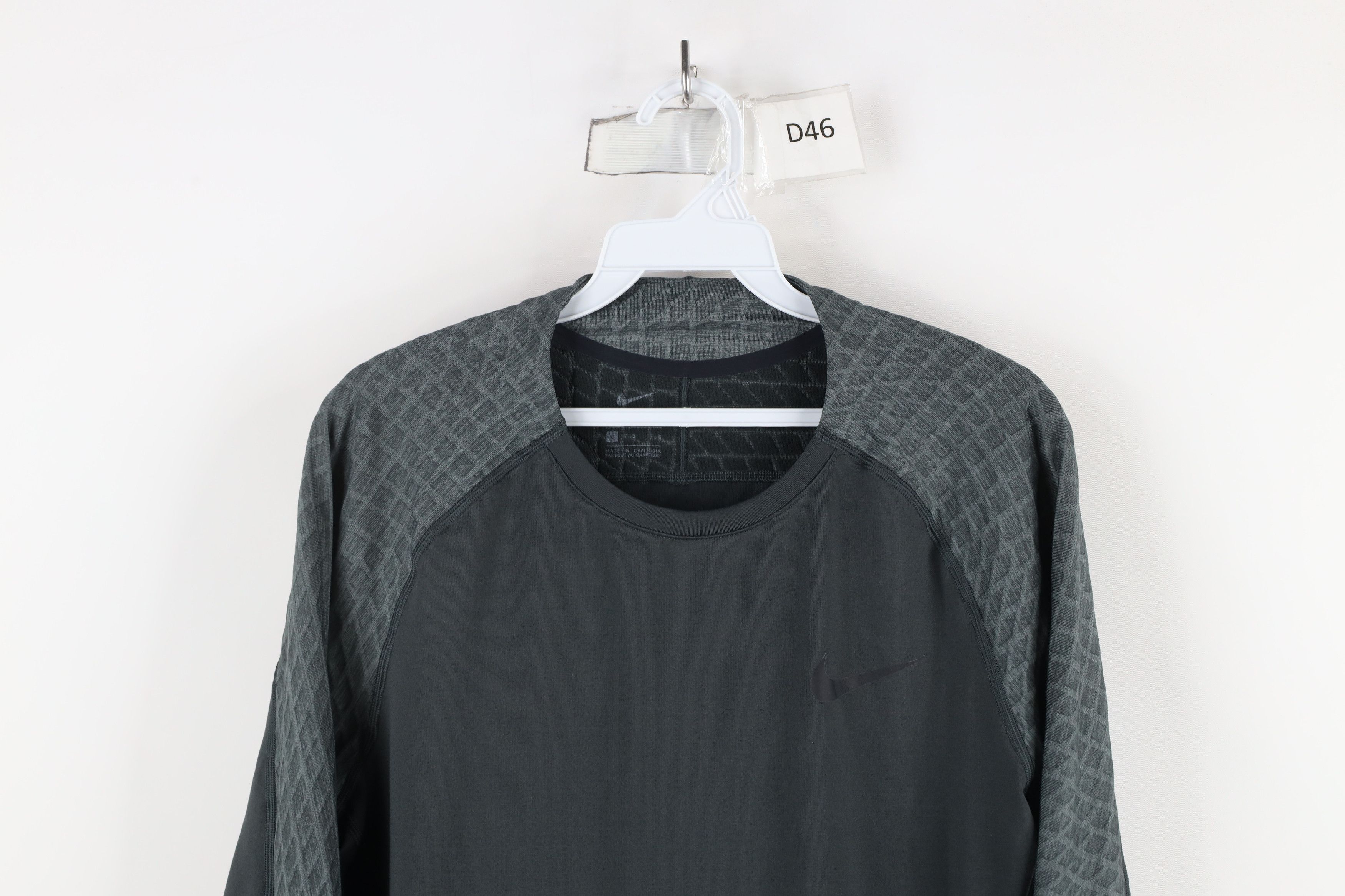 Nike × Vintage Nike Pro Fleece Lined Thermal Training Long Sleeve T-Shirt Size US L / EU 52-54 / 3 - 2 Thumbnail