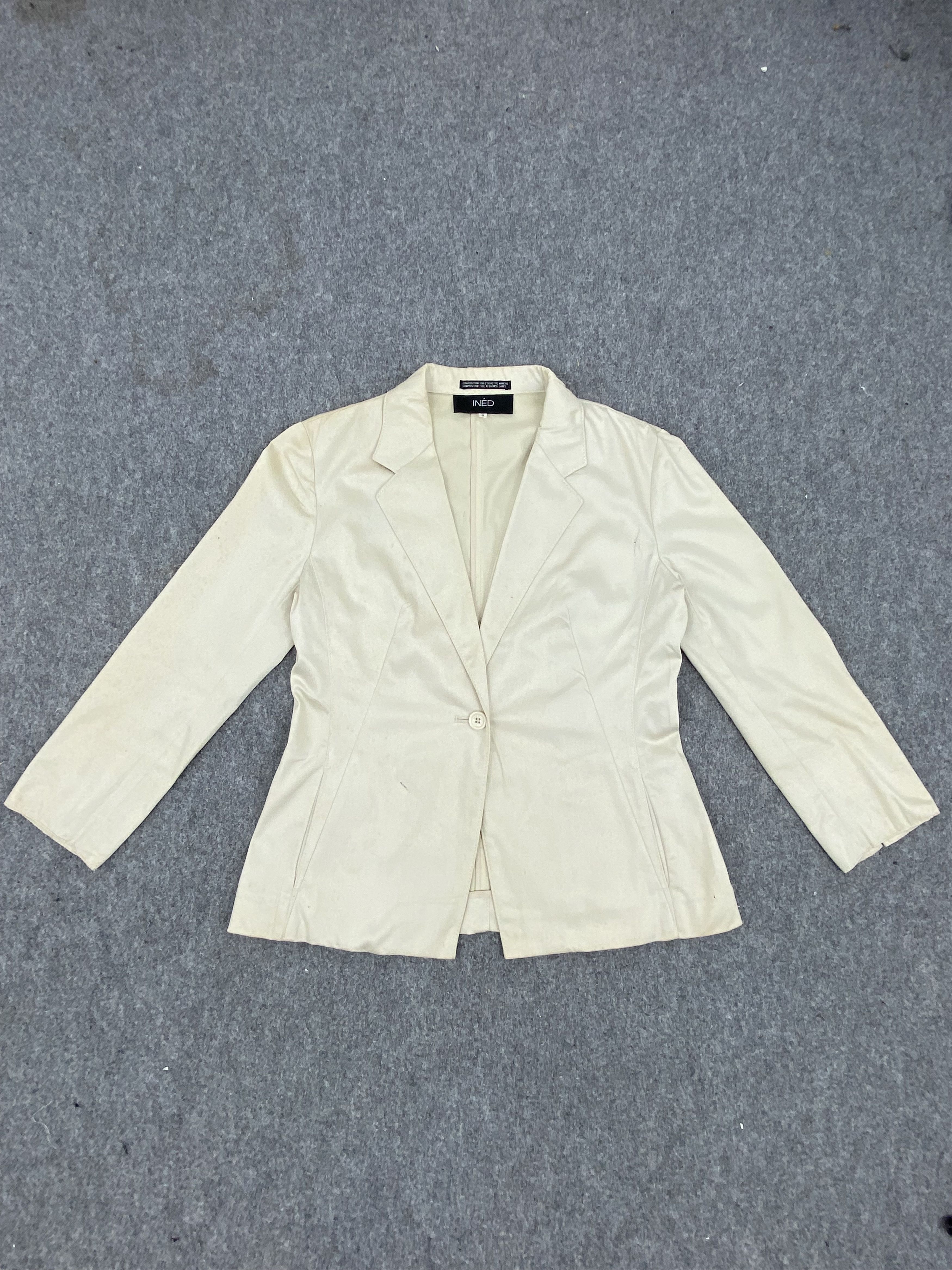 Vintage × Yohji Yamamoto Vintage Ined x Yohji Yamamoto Rusty Blazer Jacket MJ0005 Size US XXS / EU 40 - 1 Thumbnail