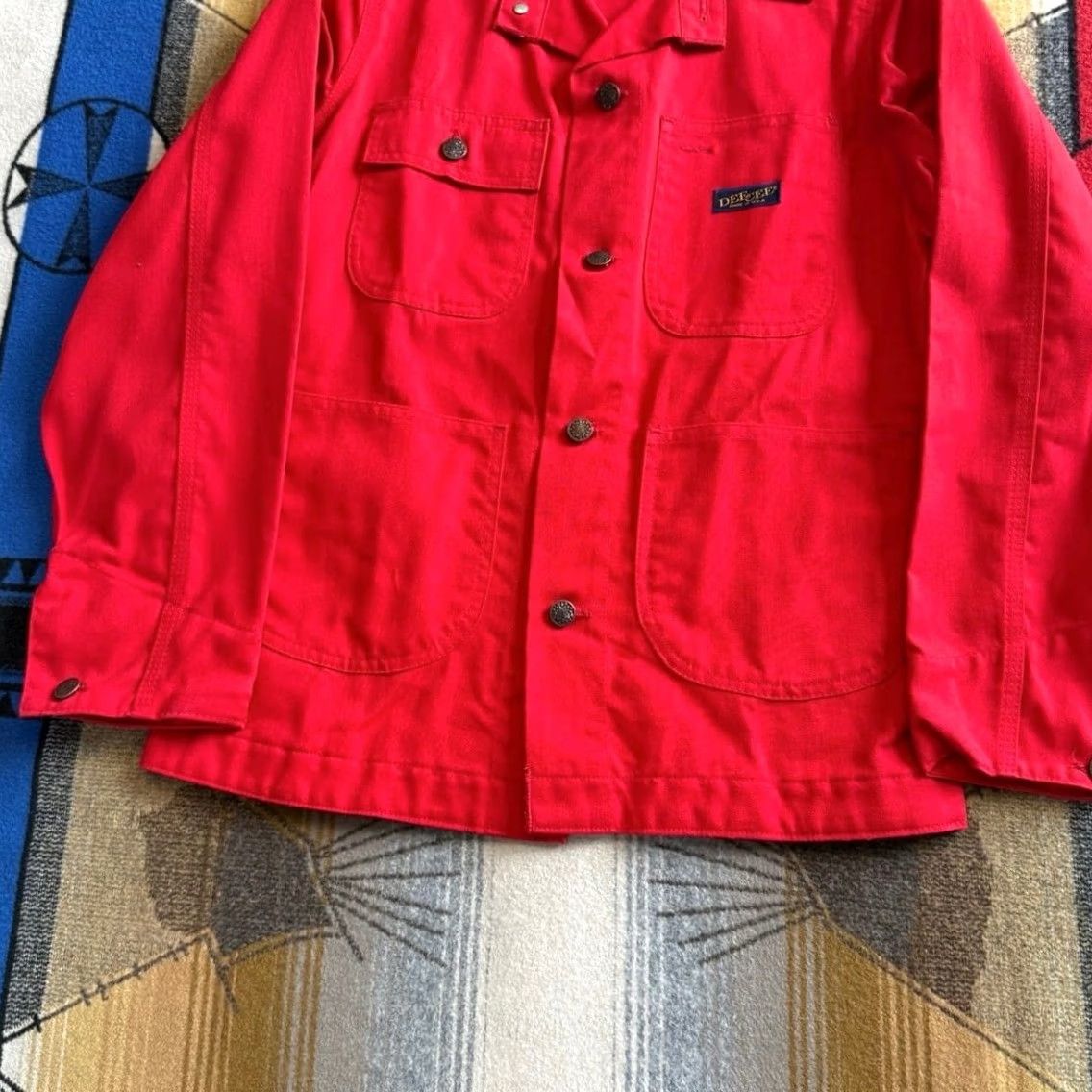 Vintage VINTAGE DeeCee Shirt Adult 16 Red Western Button Up Mens 70s Made In USA Size US L / EU 52-54 / 3 - 3 Thumbnail