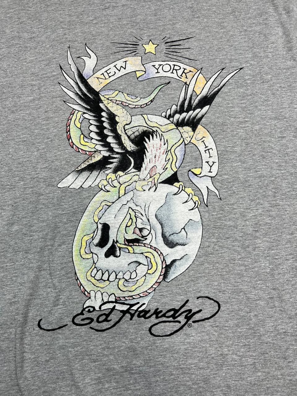 Ed Hardy Ed Hardy NEW YORK CITY Skull Y2K Size US XL / EU 56 / 4 - 4 Thumbnail