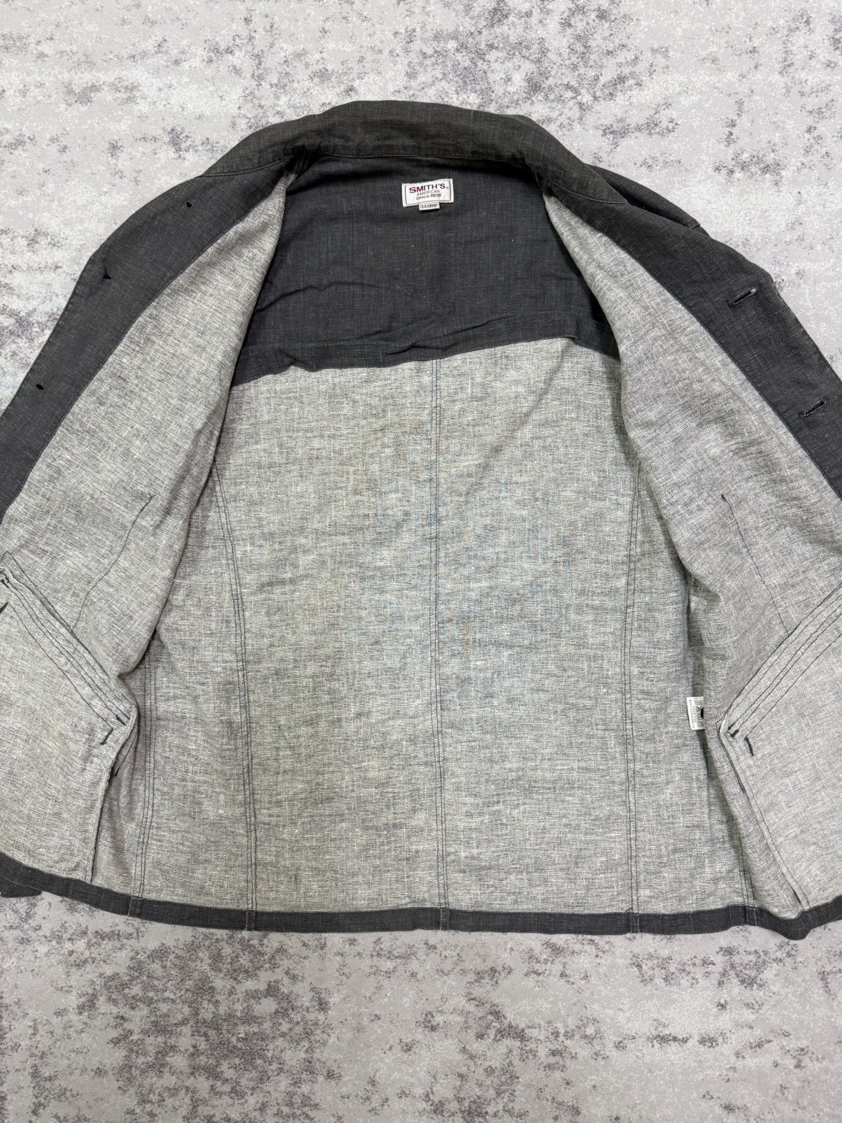 Smith's American Smith’s American Chambray Faded Black Washed Worker Jacket Size US M / EU 48-50 / 2 - 7 Thumbnail