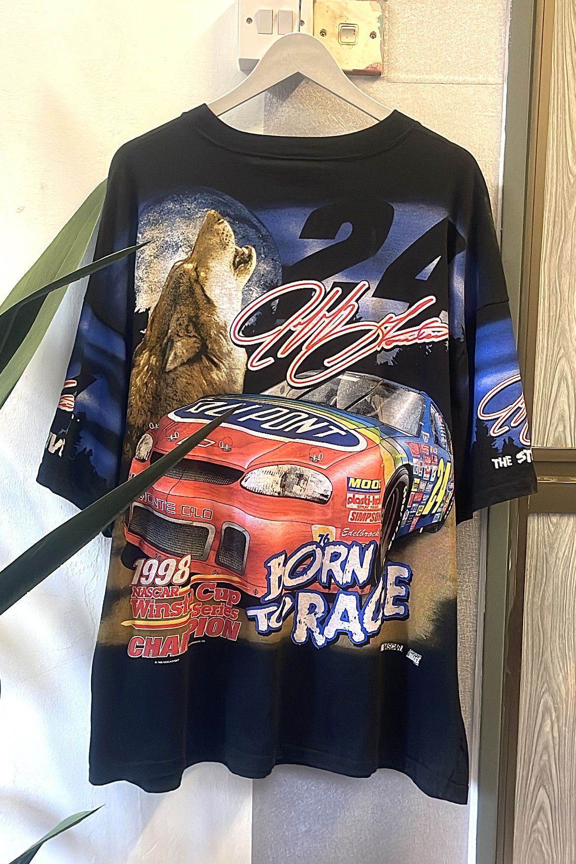 NASCAR Vintage Nascar Overprint Jeff Gordon 1998 Size US XXL / EU 58 / 5 - 2 Thumbnail