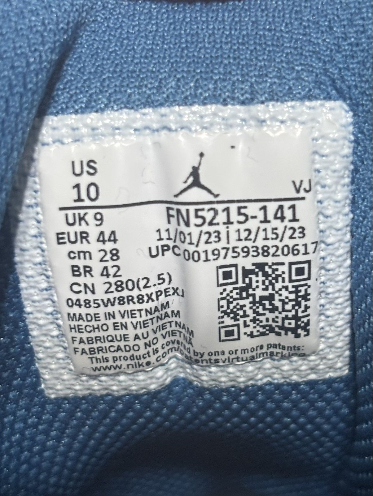 Jordan Brand Jordan 1 Mid "Industrial/Military Blue" Size US 10 / EU 43 - 7 Thumbnail