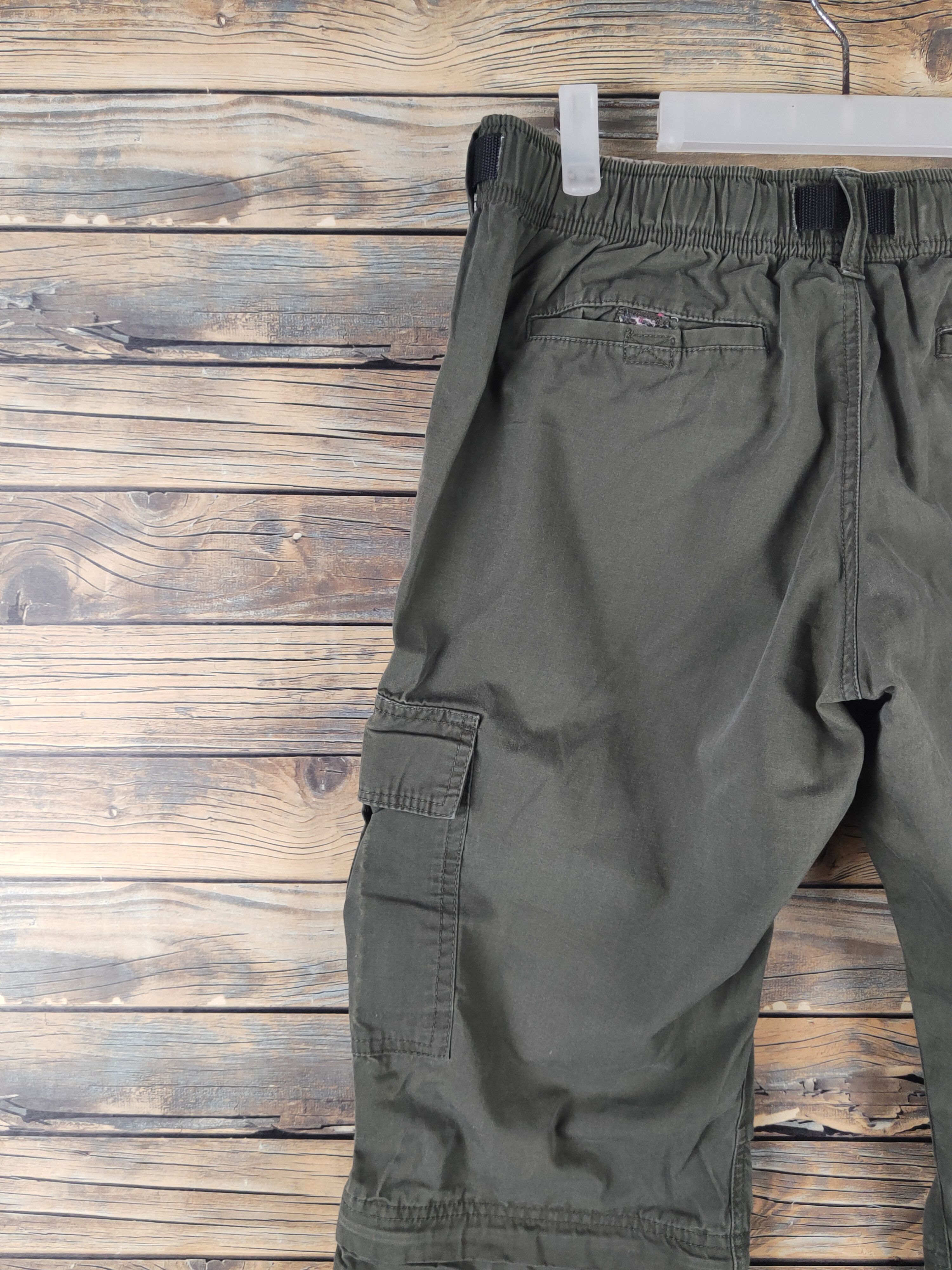 Japanese Brand DL Japanese Brand Dark Olive Multipocket Cargo Pants #2145 Size US 32 / EU 48 - 8 Thumbnail