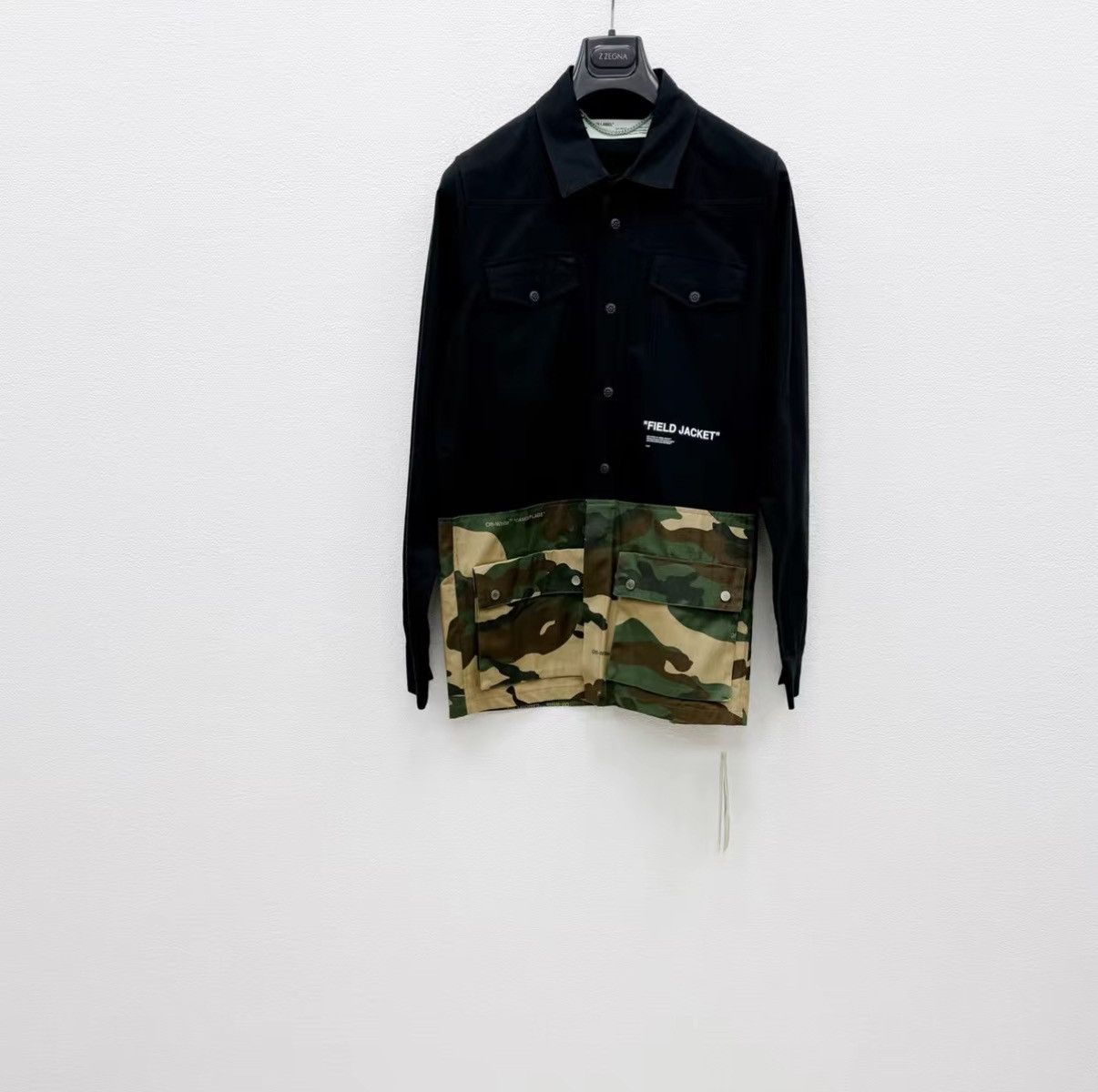 Off-White OFF-WHITE 100% Cotton Shirt Jacket J30 Size US S / EU 44-46 / 1 - 1 Thumbnail