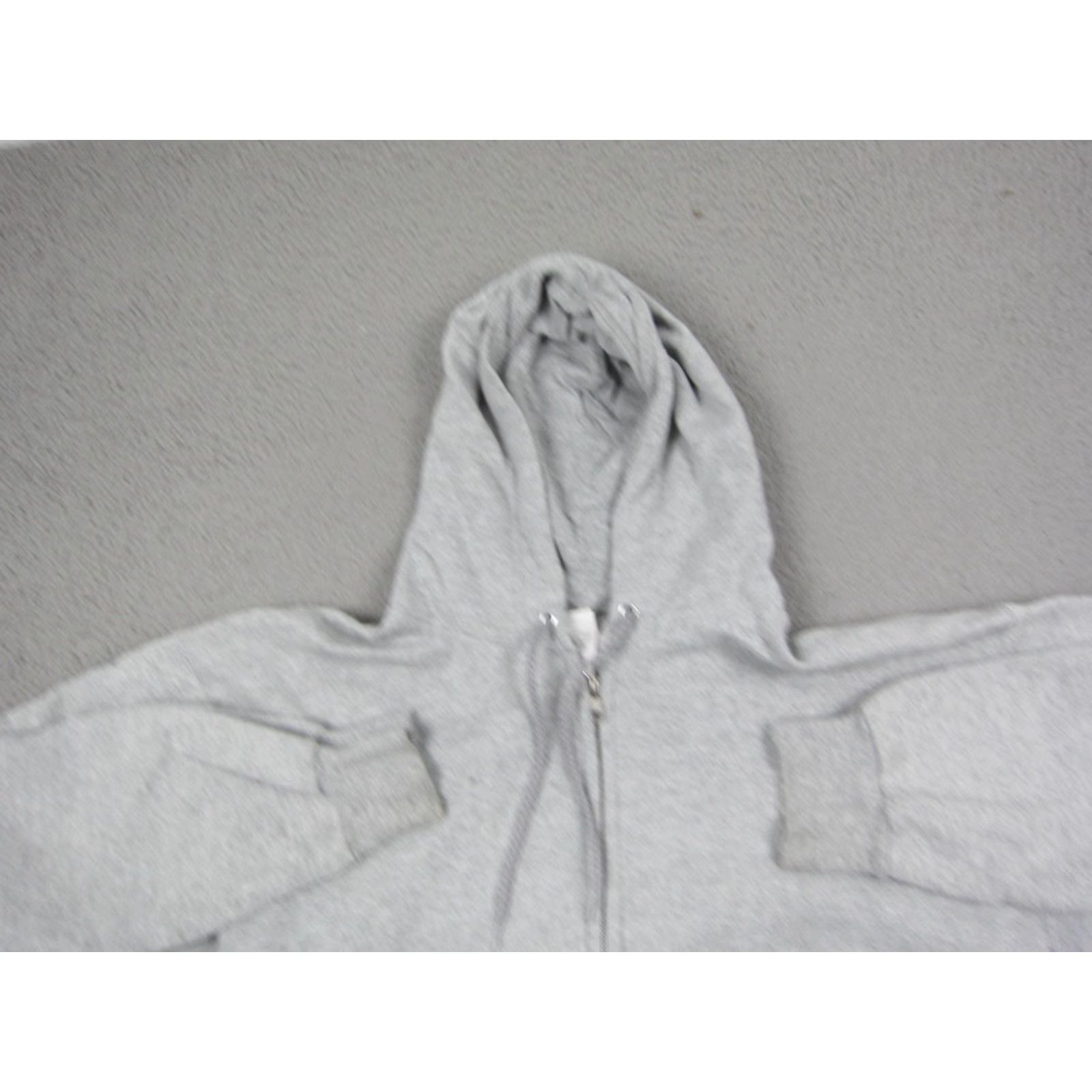 Hanes Vintage Hanes Hoodie Womens M Gray Full Zip Up 90s Cotton Casual Zip Hooded Lightweight Regular Mens Womens Boys Girls Size M / US 6-8 / IT 42-44 - 2 Thumbnail