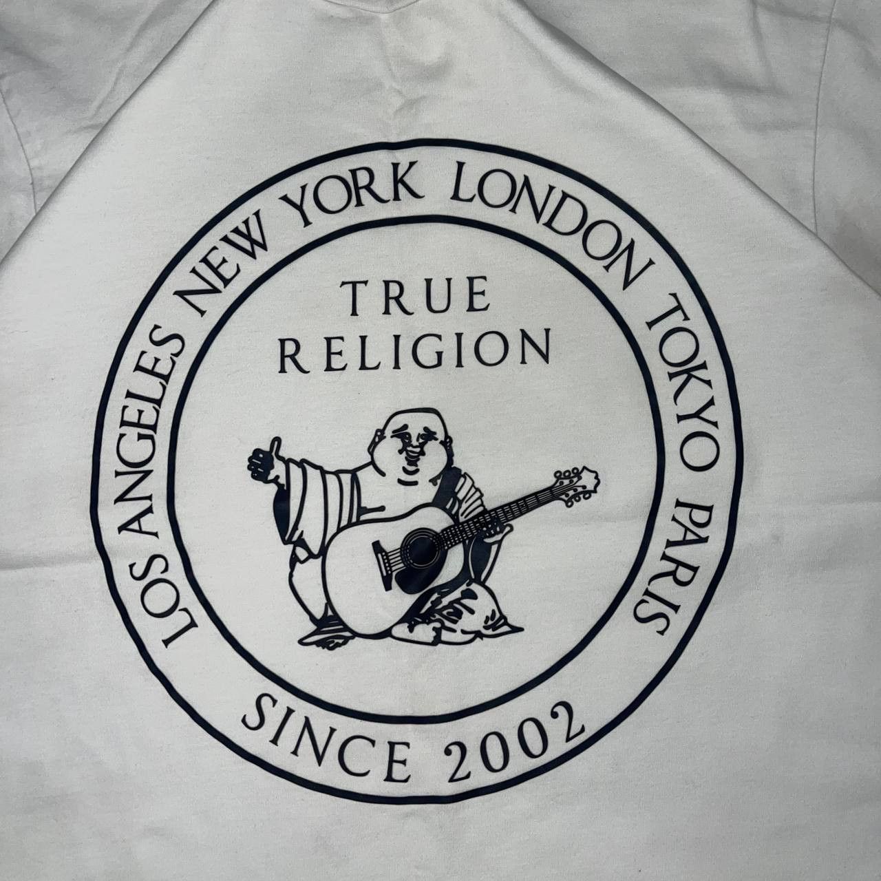 True Religion TRUE RELIGION SS STAMP BUDDHA Y2K TEES Sz L White Size US L / EU 52-54 / 3 - 9 Thumbnail
