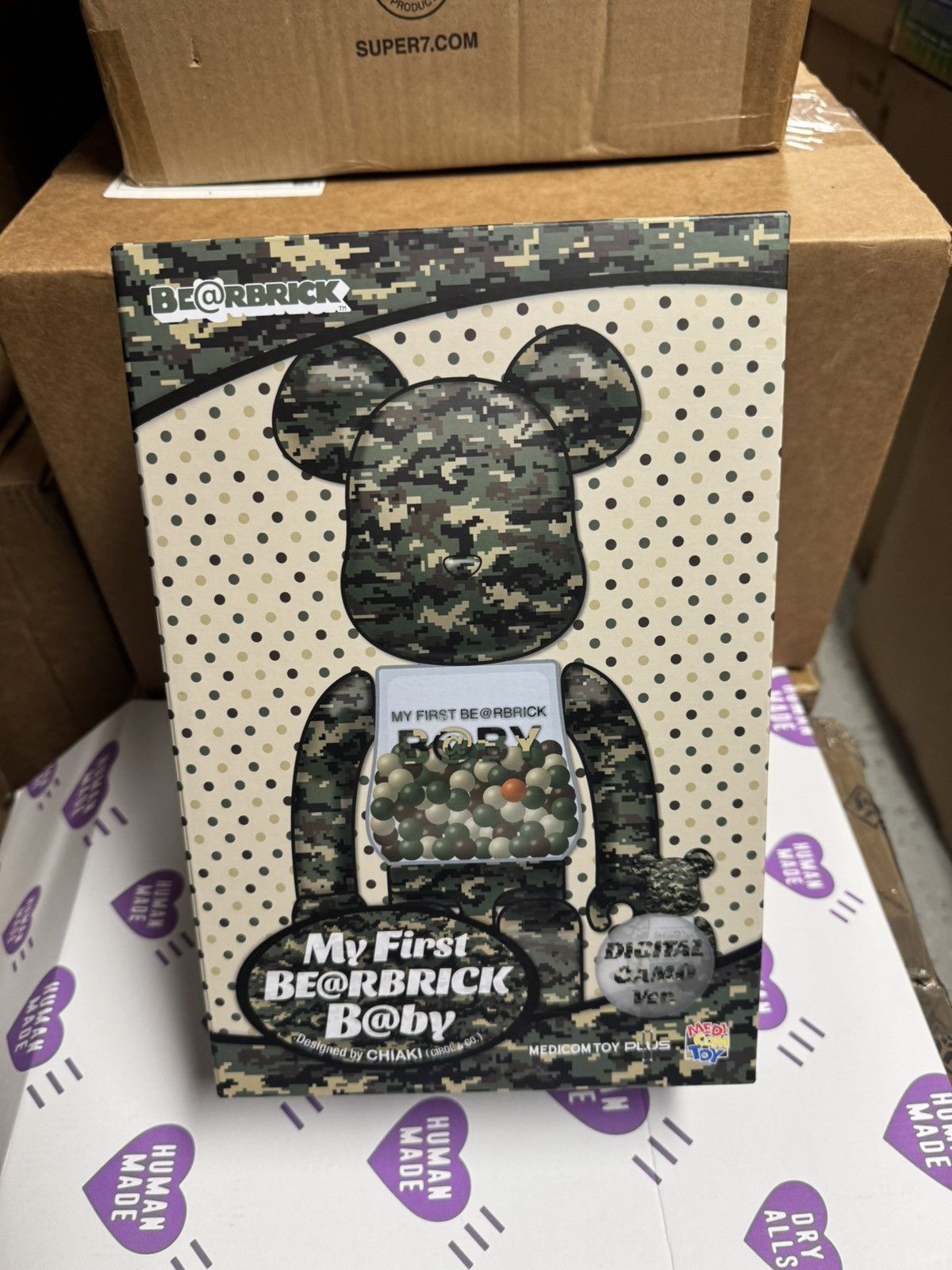 Medicom Toy Bearbrick My First B@By Digital 100% & 400% Set Size ONE SIZE - 2 Thumbnail