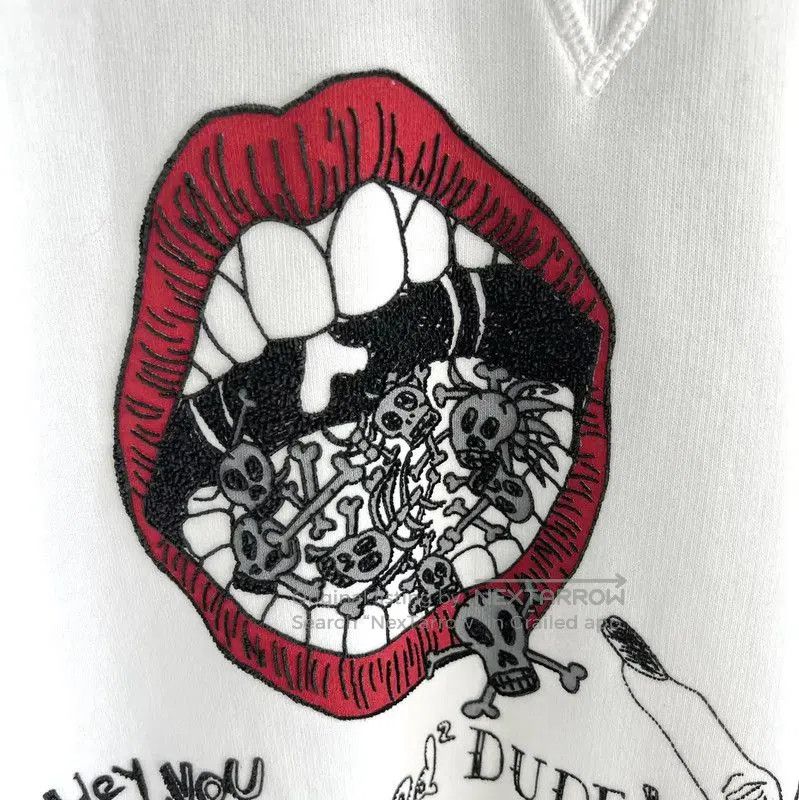 Dsquared2 DSQUARED2 White Cotton Graphic Sweatshirt for Men . Size US XL / EU 56 / 4 - 3 Thumbnail