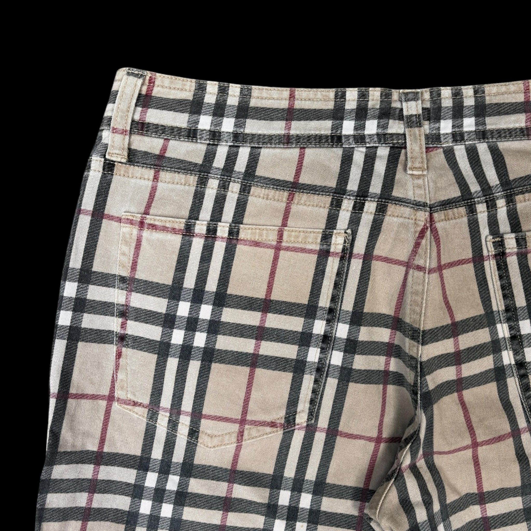 Burberry × Designer × Vintage Vintage Burberry London Nova Check Trouser Pants Size 28" / US 6 / IT 42 - 7 Thumbnail