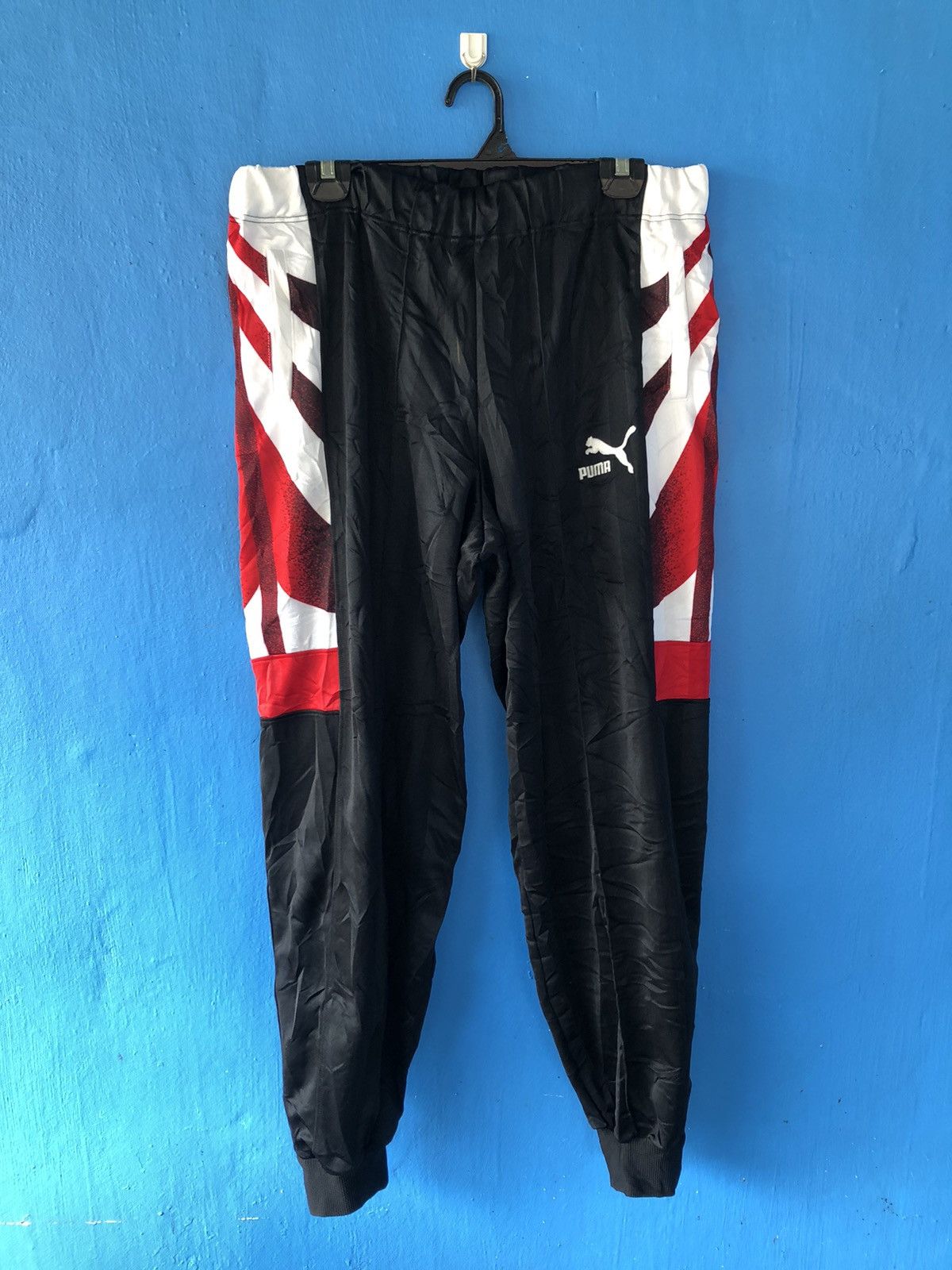 image of 80/90S Puma Trackpants Ac Milan in Black, Men's (Size 35)