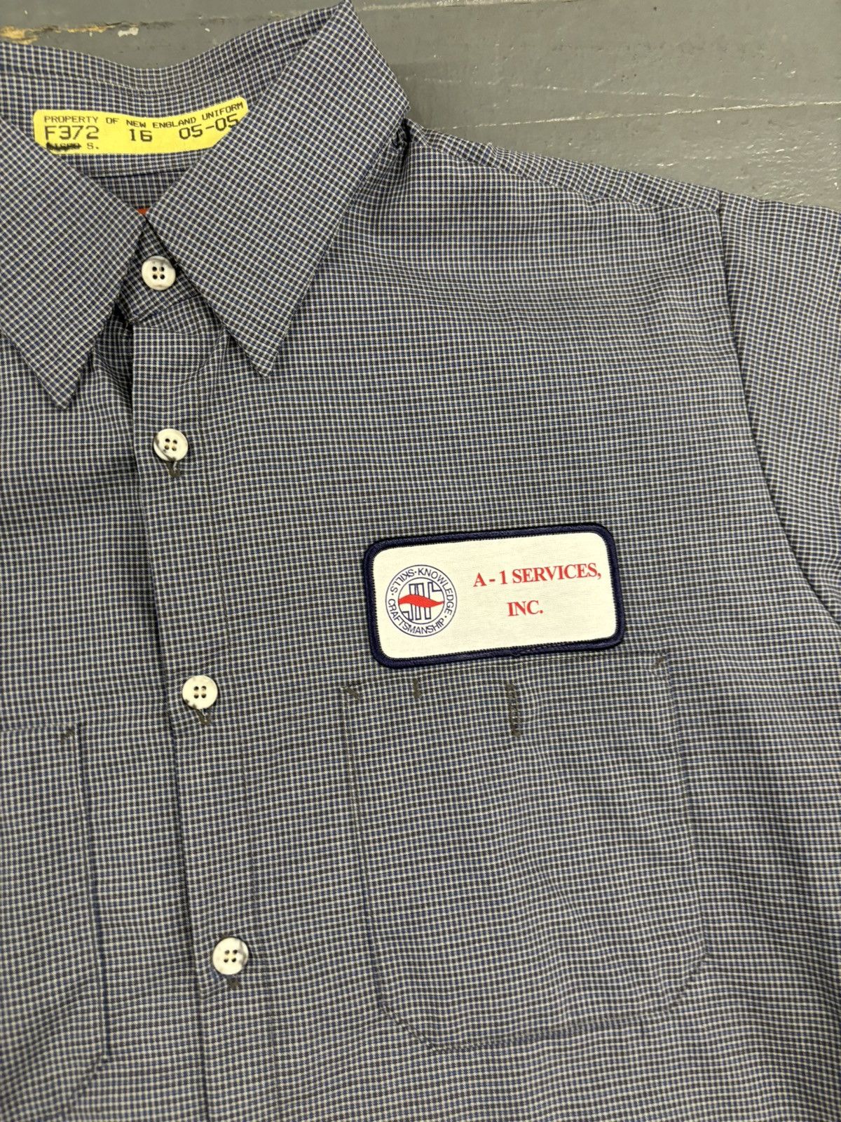 Vintage Vintage Red kap striped workwear shirt Size US L / EU 52-54 / 3 - 7 Thumbnail