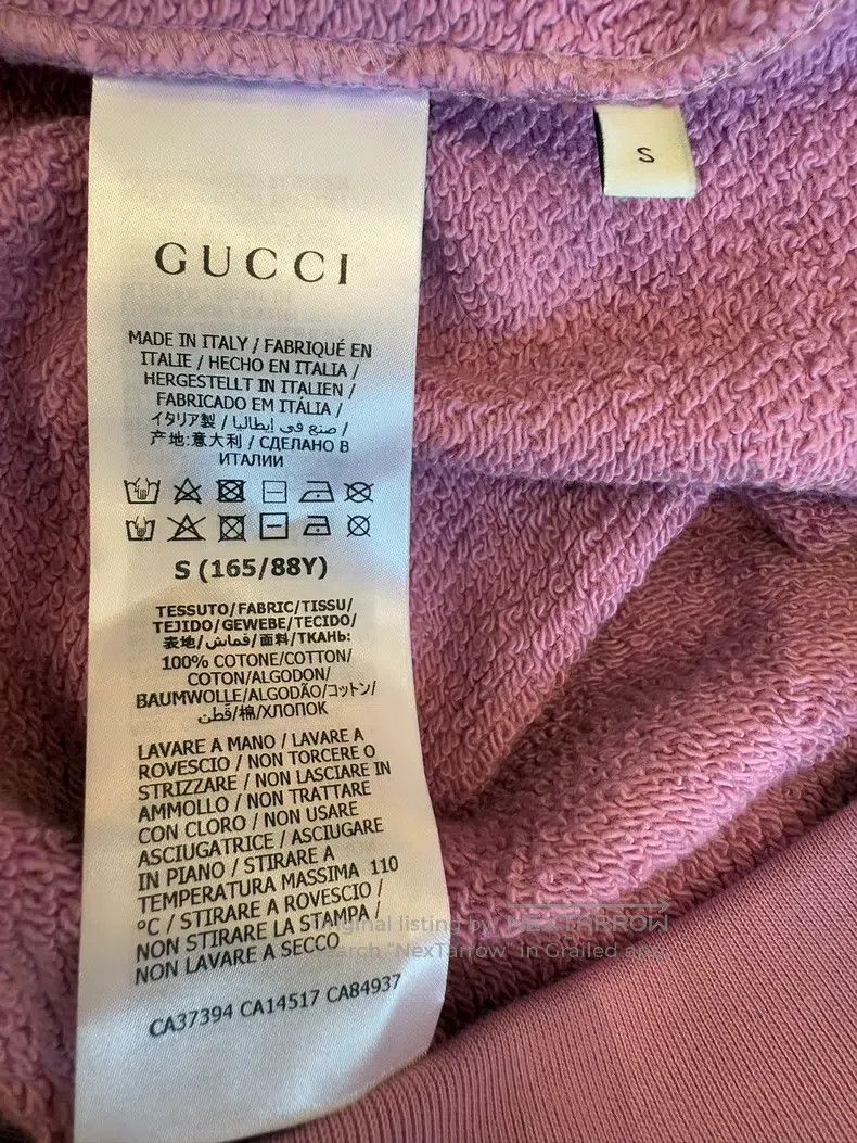 Gucci Gucci Pink pineapple printed sweatshirt Size S / US 4 / IT 40 - 5 Thumbnail